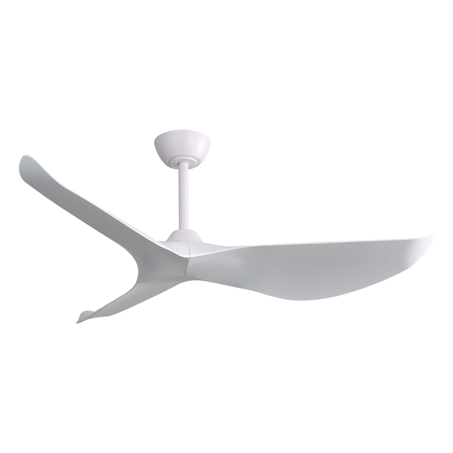 Ventilateur plafond design blanc moderne