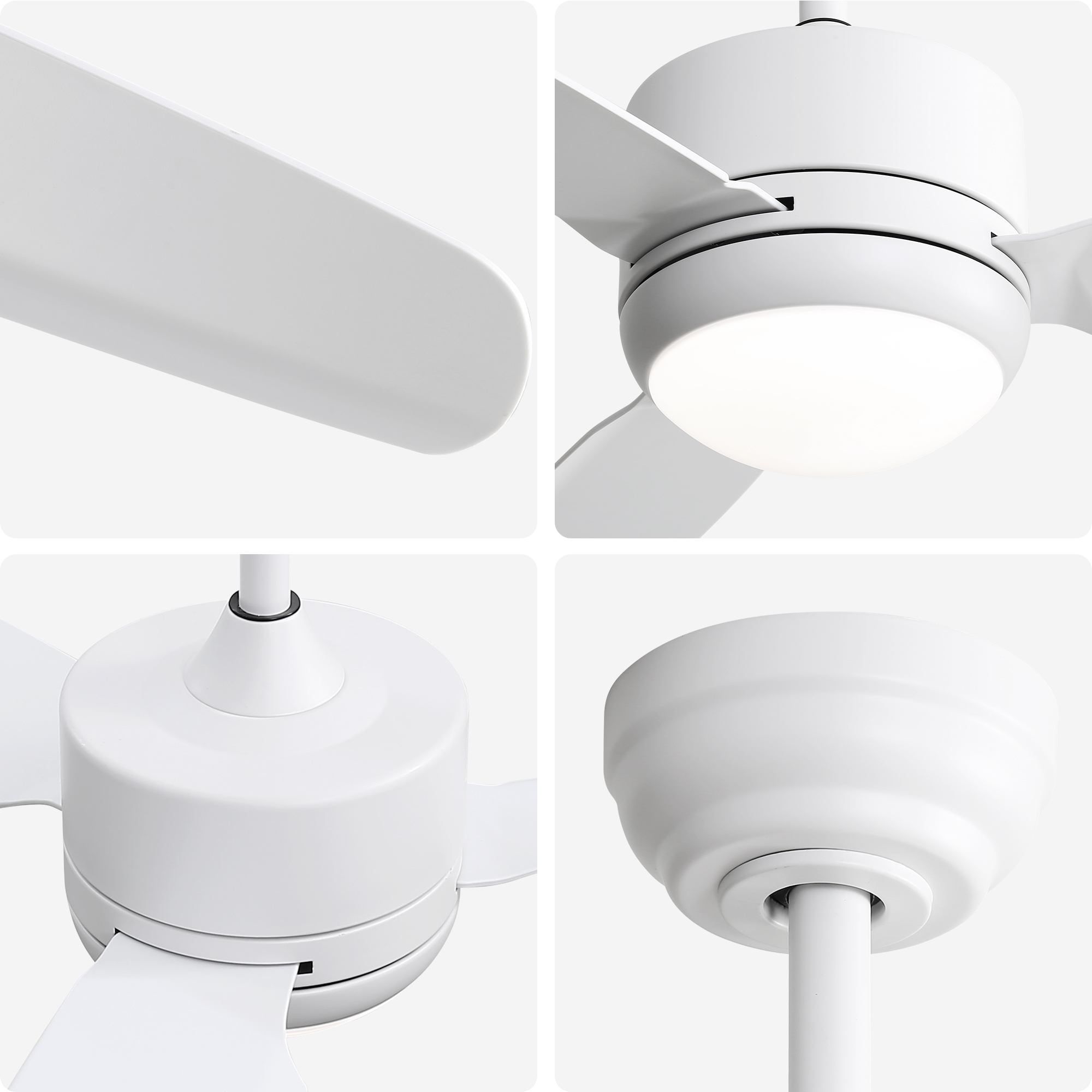 Performance des moteur CC puissant des ventilateur von plafond hohe Qualität