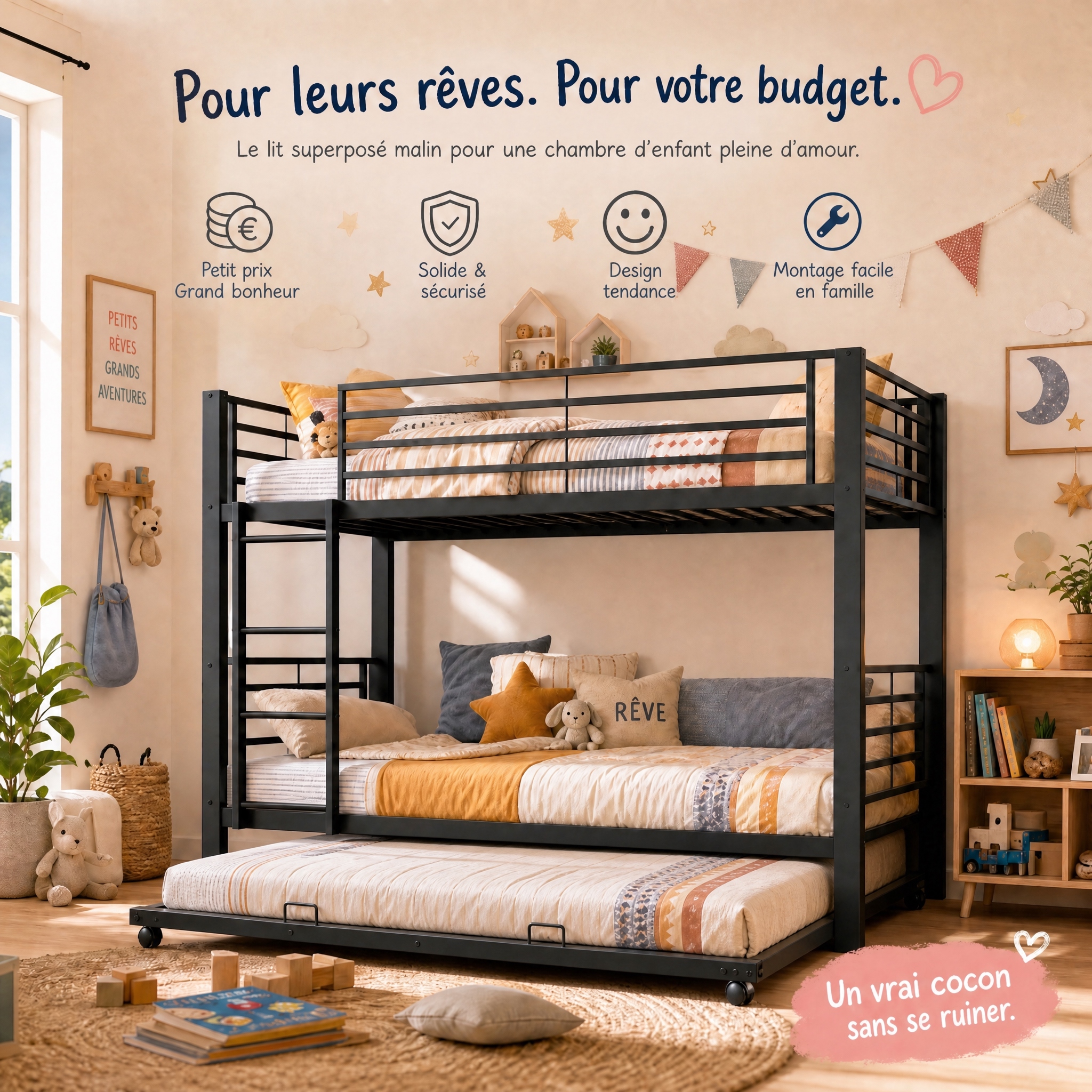 Présentation du lit superposé