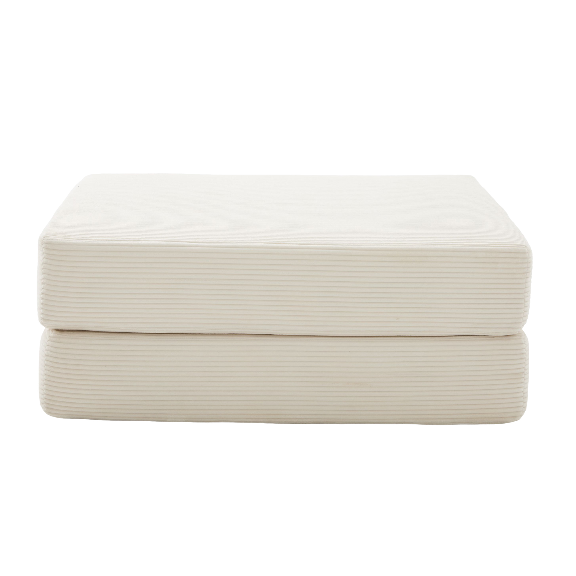 Pouf repose-pieds convertible en canapé-lit simple - image 18