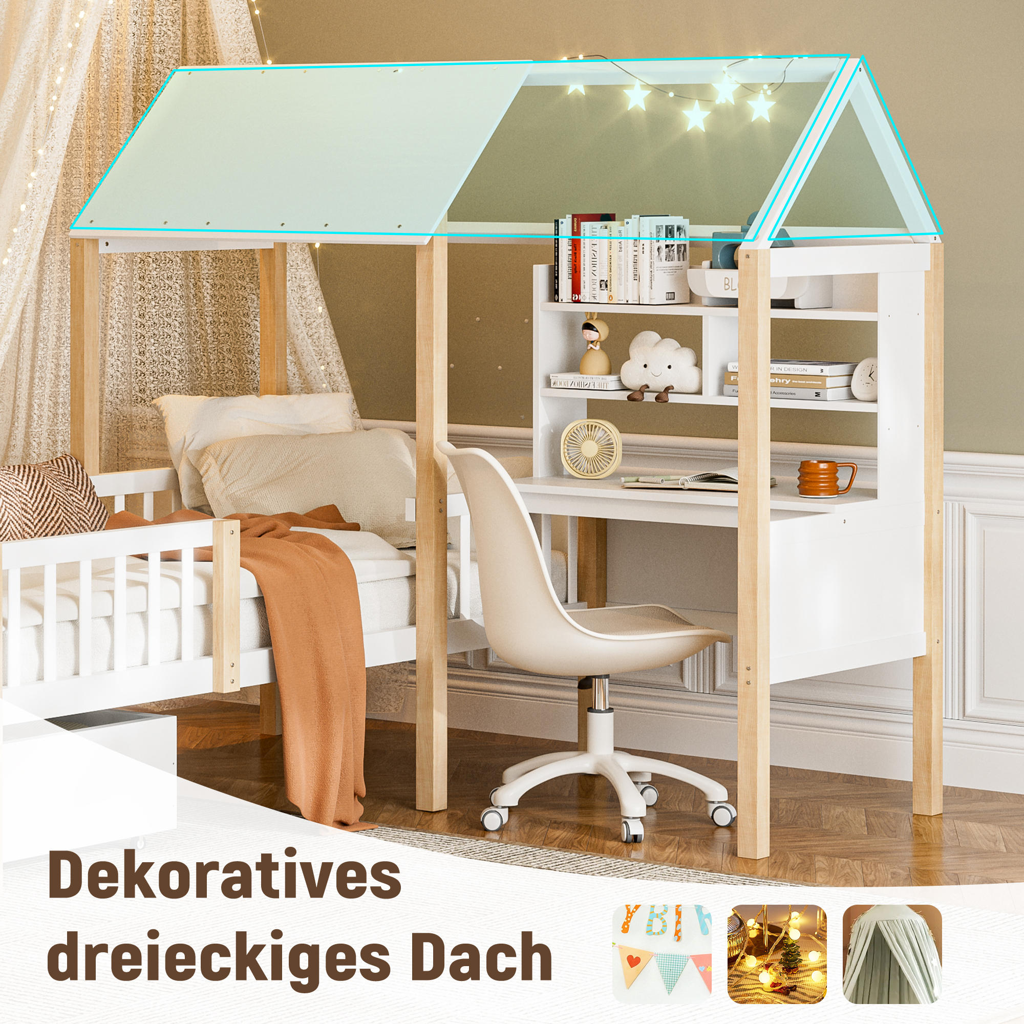 Détail du lit simple