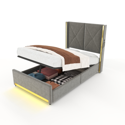 Rangement sous le lit