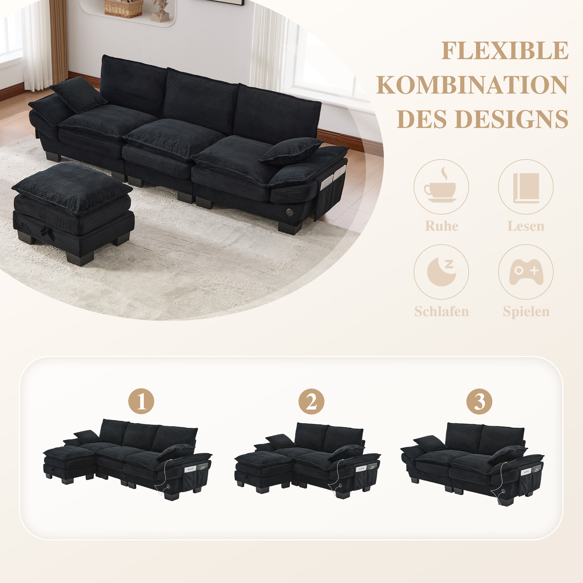 Profondeur d'assise confortable