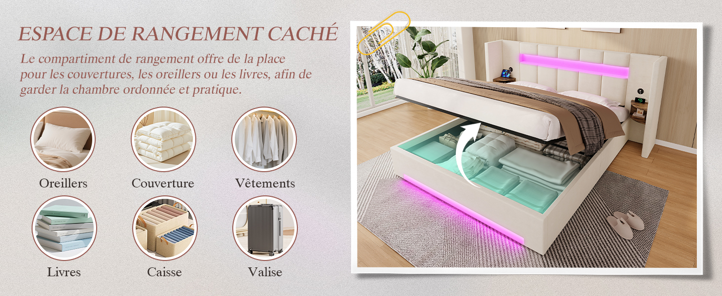 Détail du tête de lit