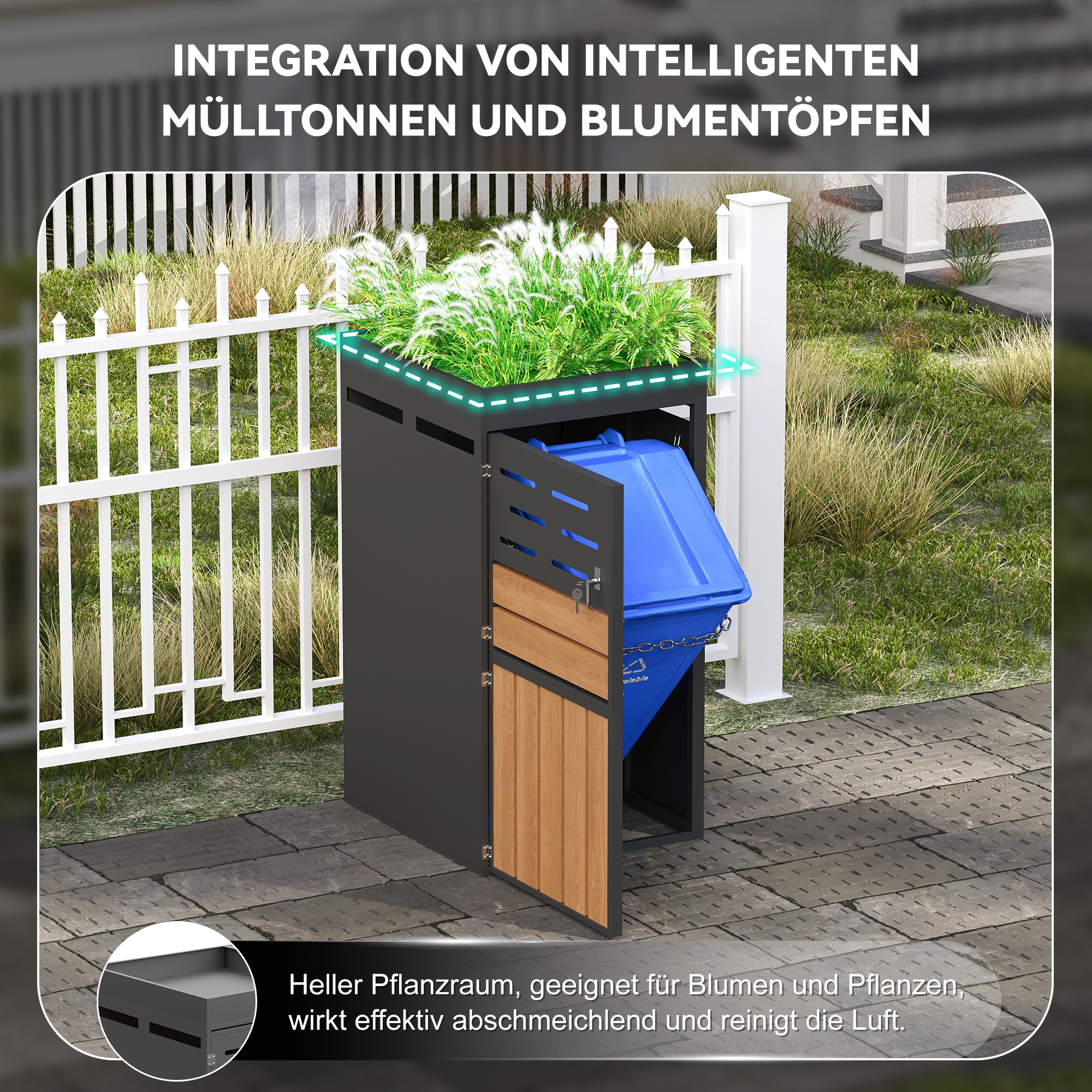 Présentation du coffre de jardin