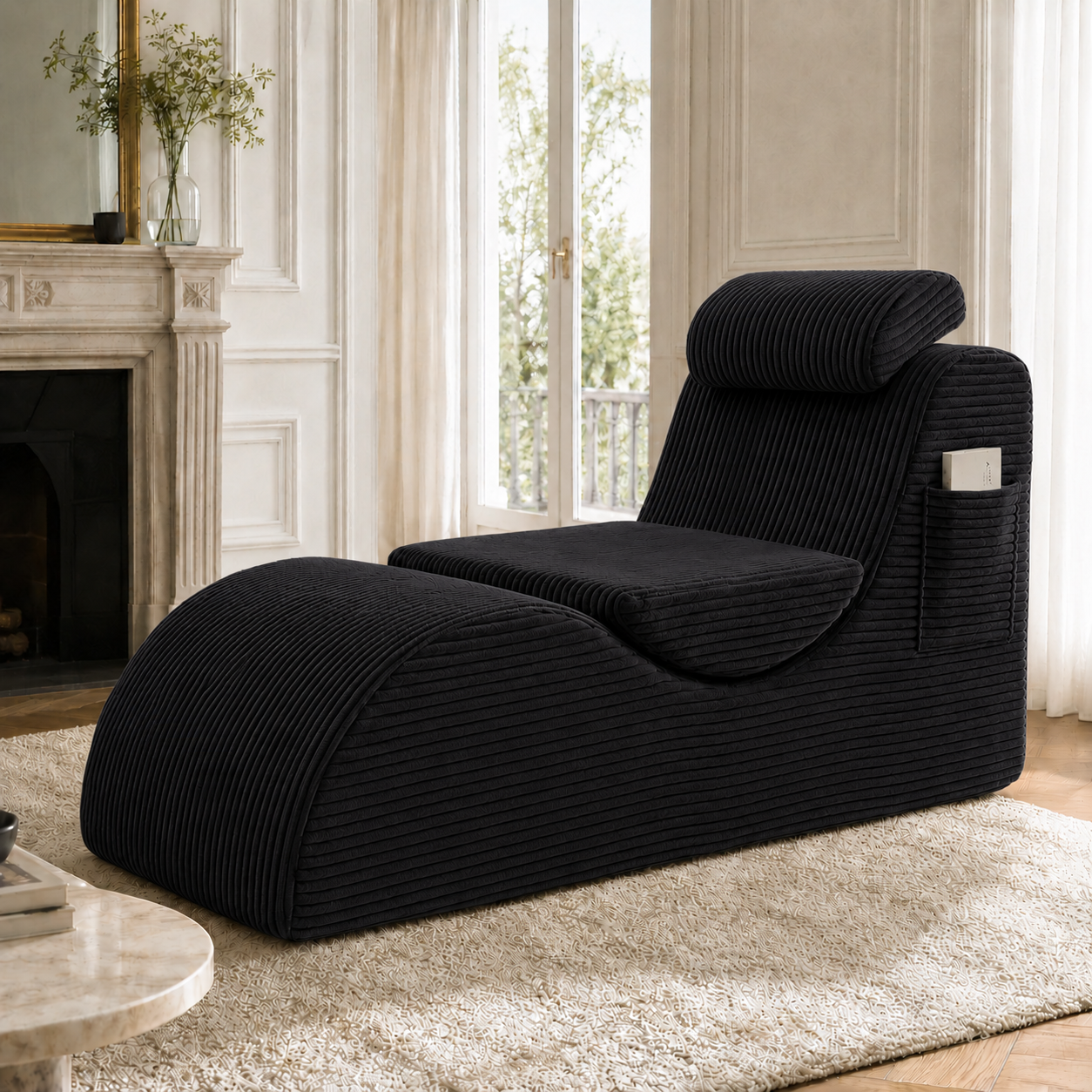 Moderner Freizeit-Sessel mit einzigartigem Design,