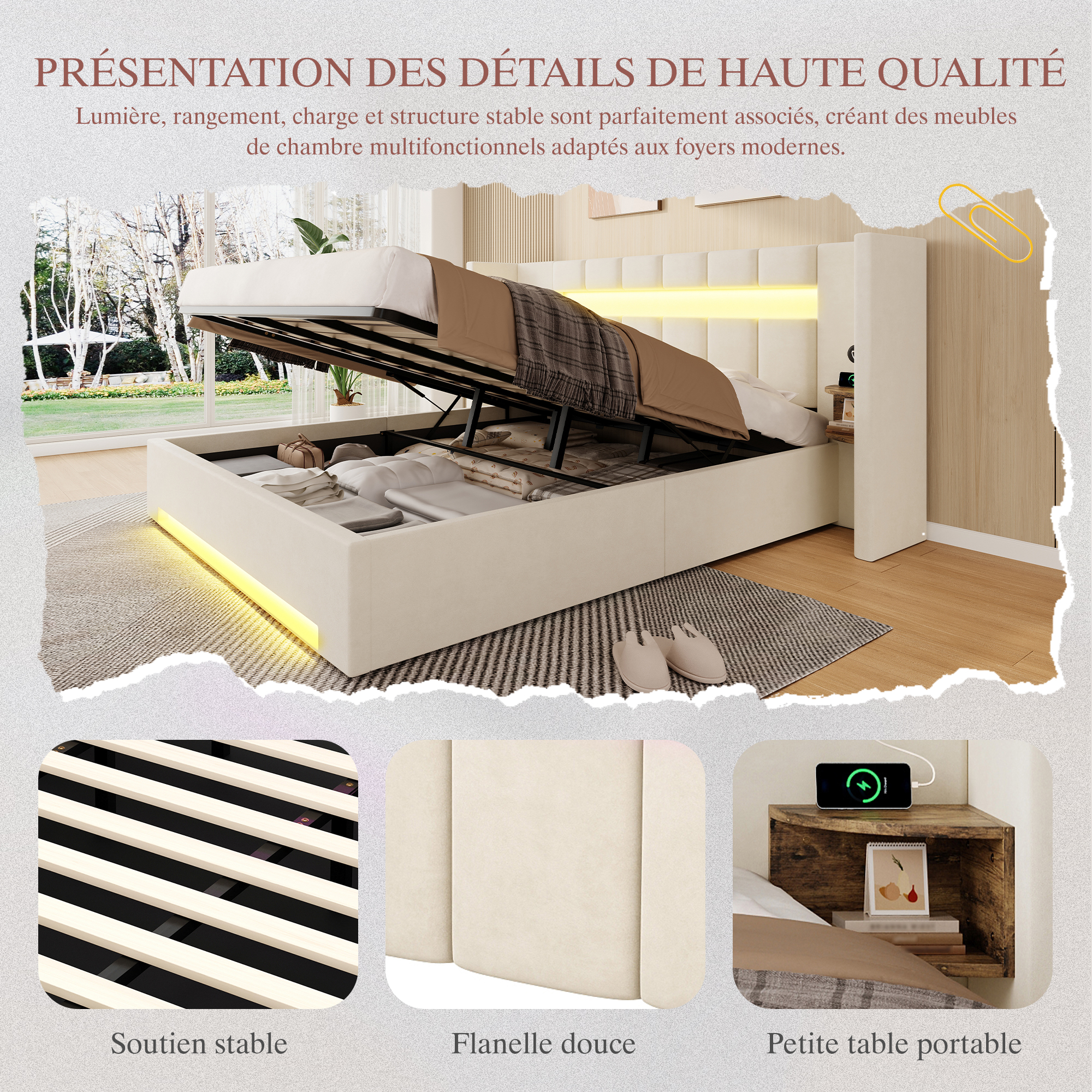 Présentation du tête de lit