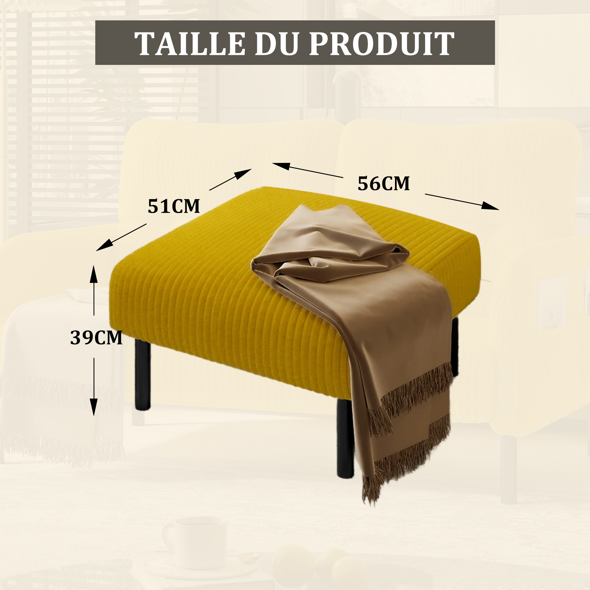 Détail du canapé