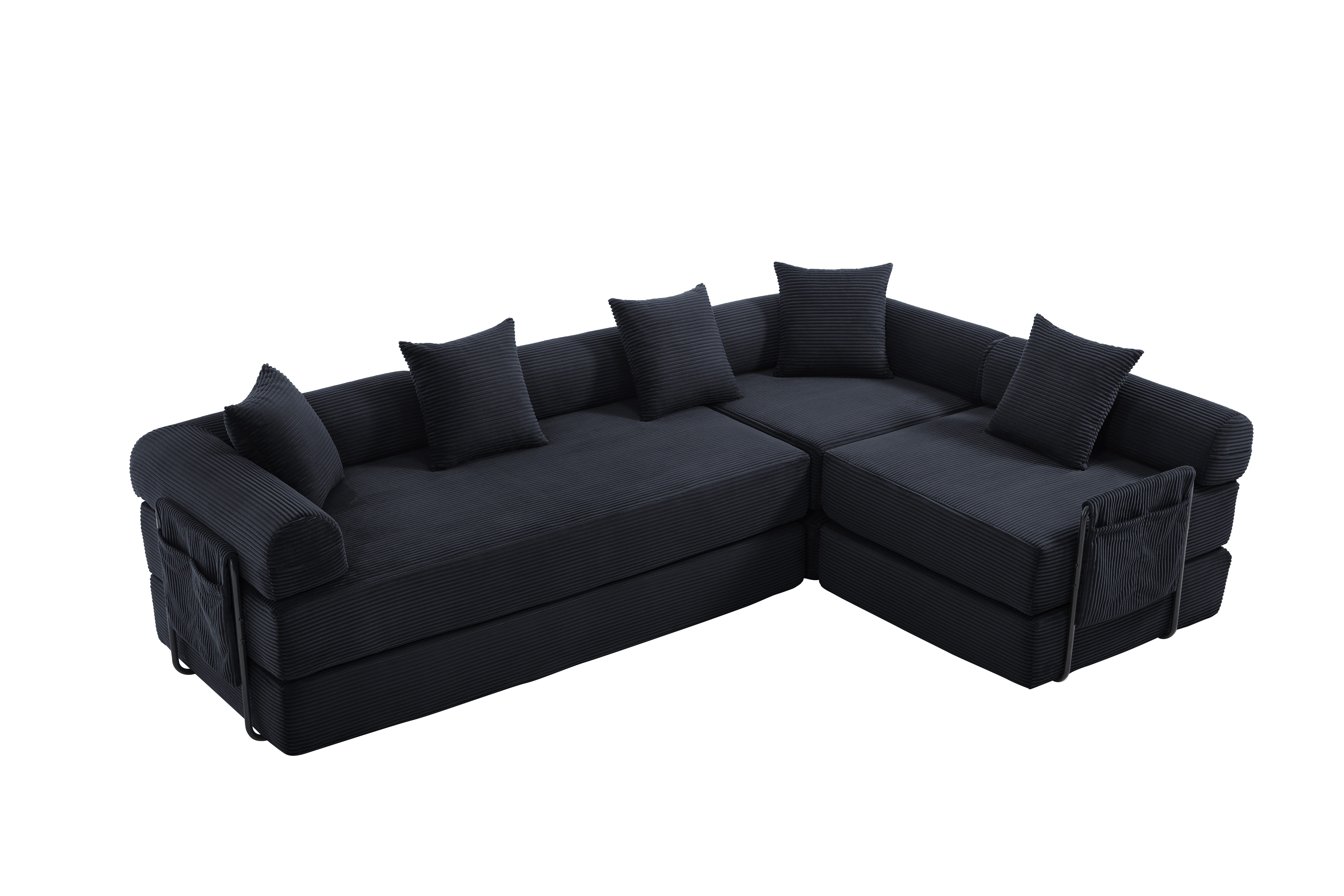 Canapé modulaire polyvalent avec poche latérale in - image 17
