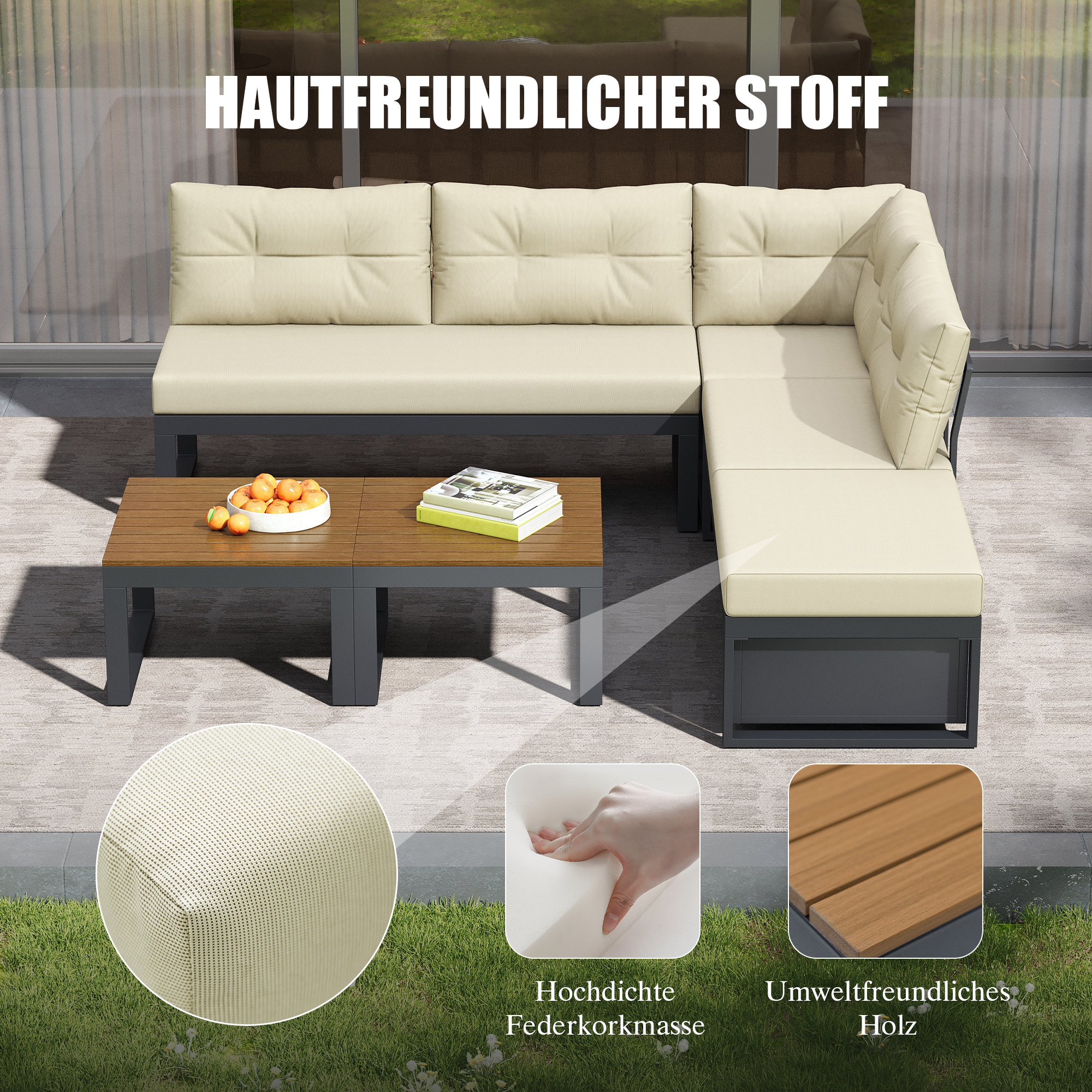 Coussin mousse haute‑élasticité anti‑affaissement, soulage dos et hanches