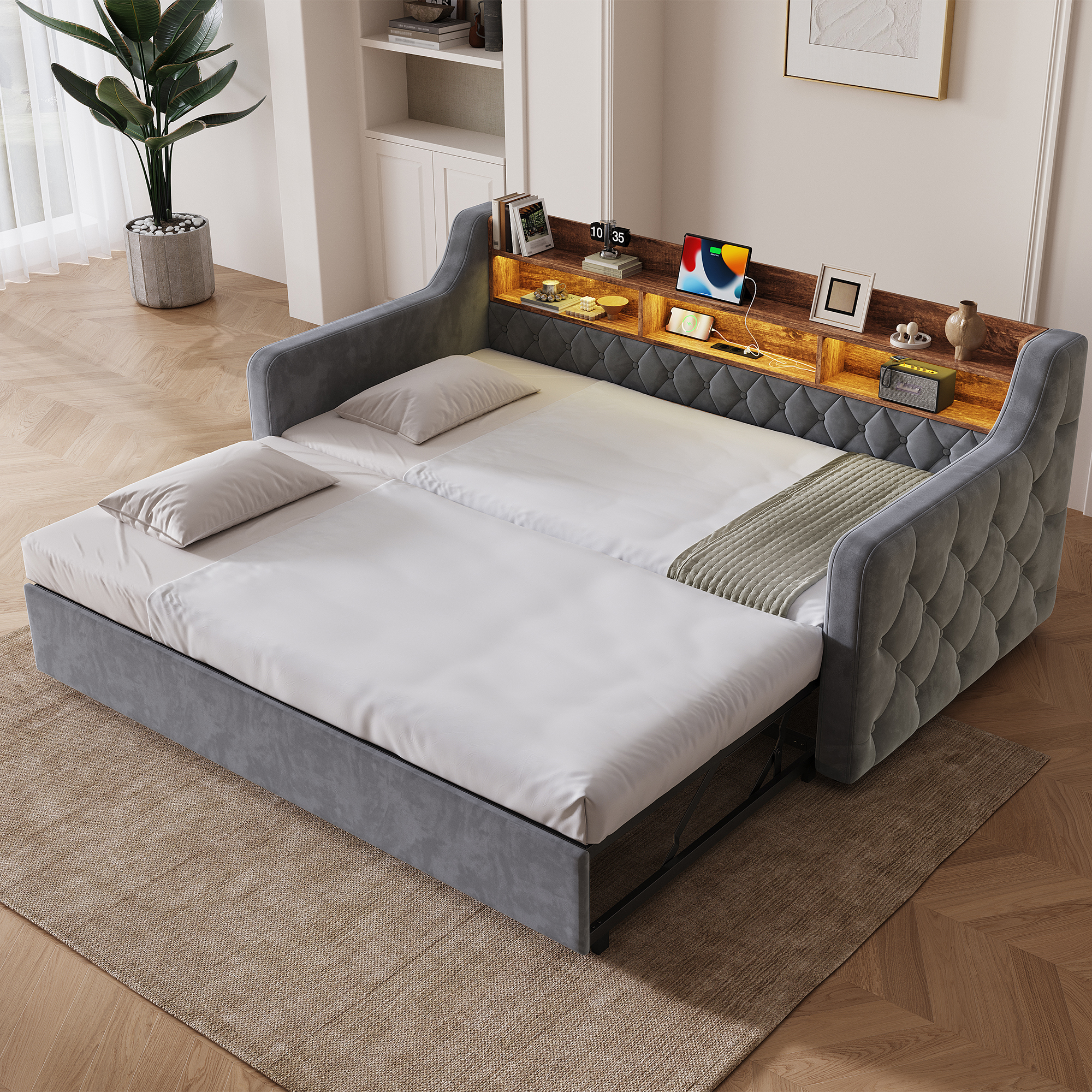 Vue principale du lit banquette