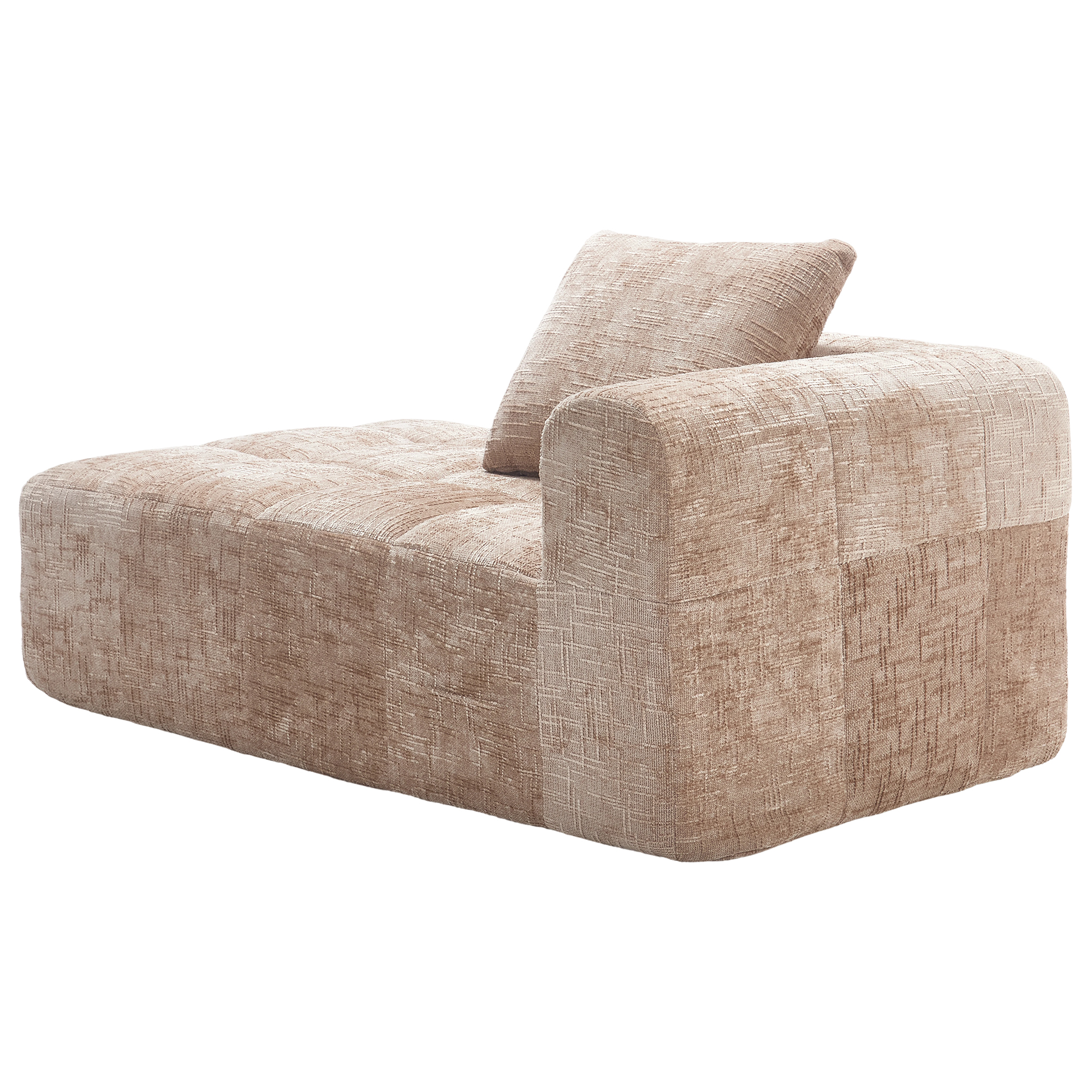 Bequemes Chaiselongue-Sofa, kein Zusammenbau erfor