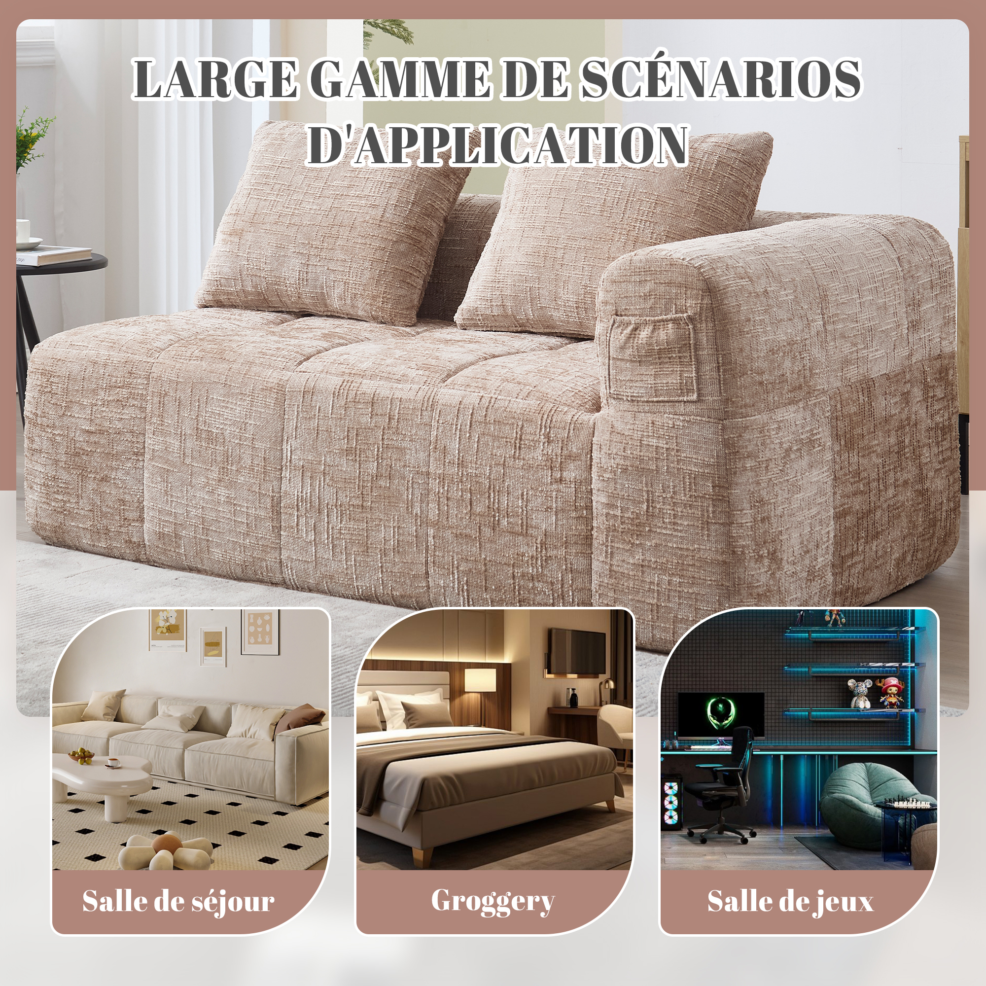 Présentation du canapé
