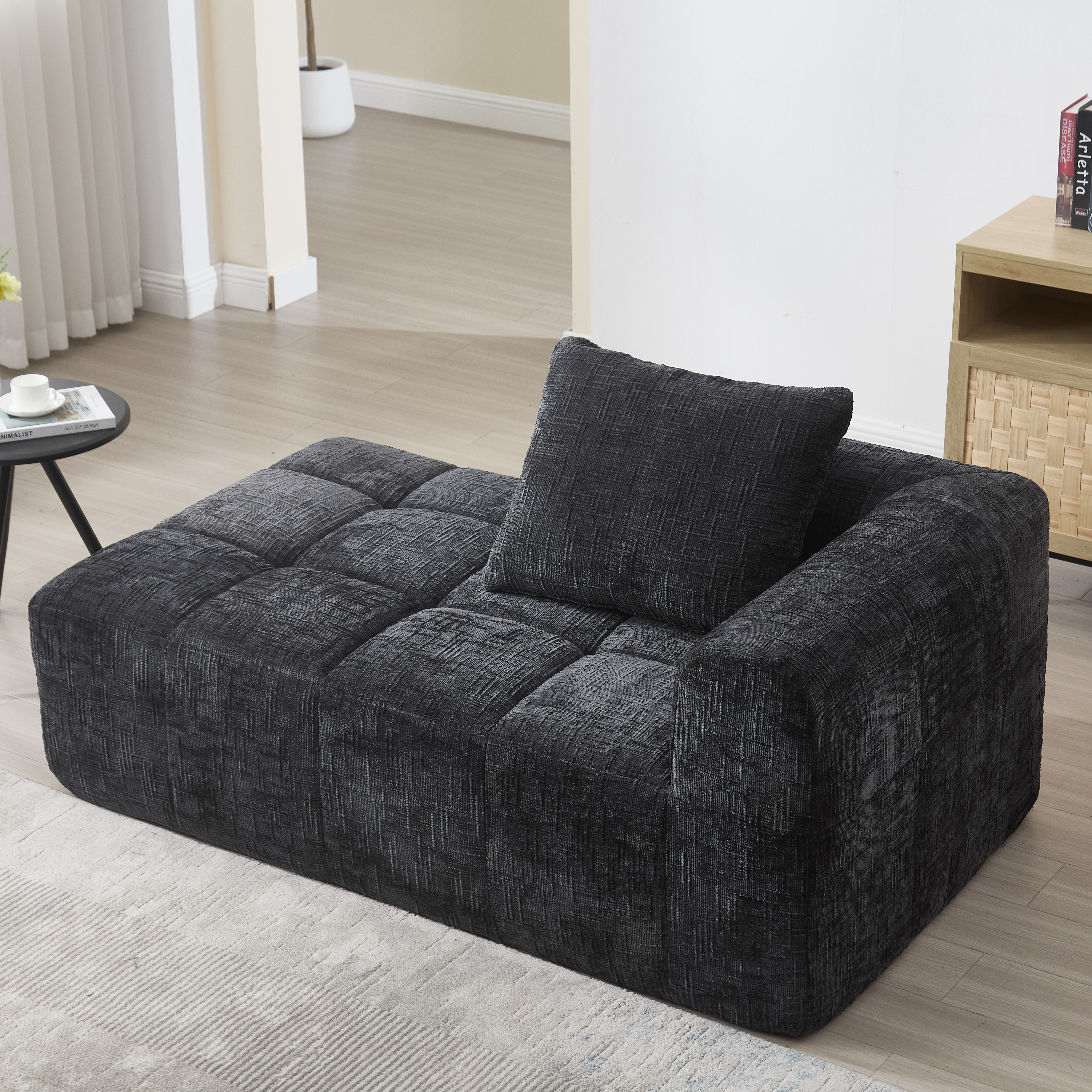 Bequemes Chaiselongue-Sofa, kein Zusammenbau erfor