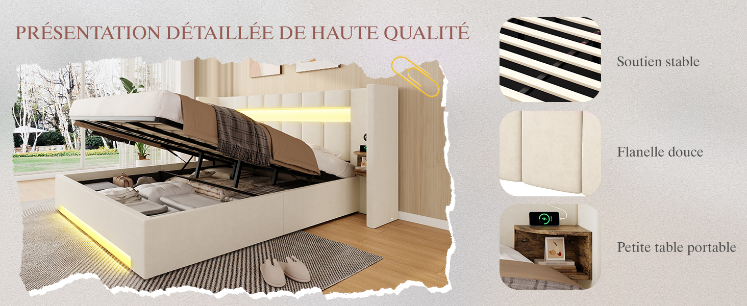 Détail du tête de lit