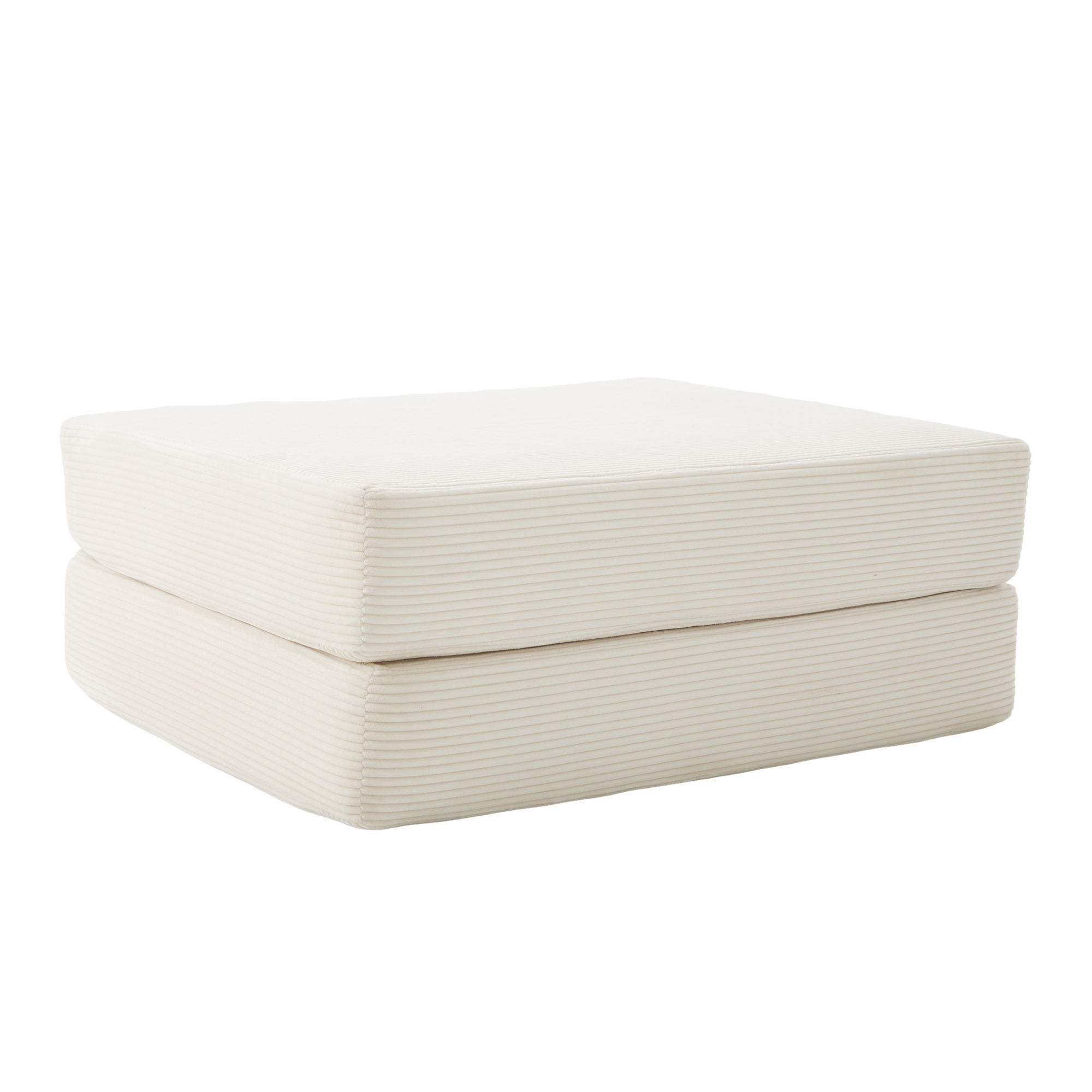 Pouf repose-pieds convertible en canapé-lit simple - image 19