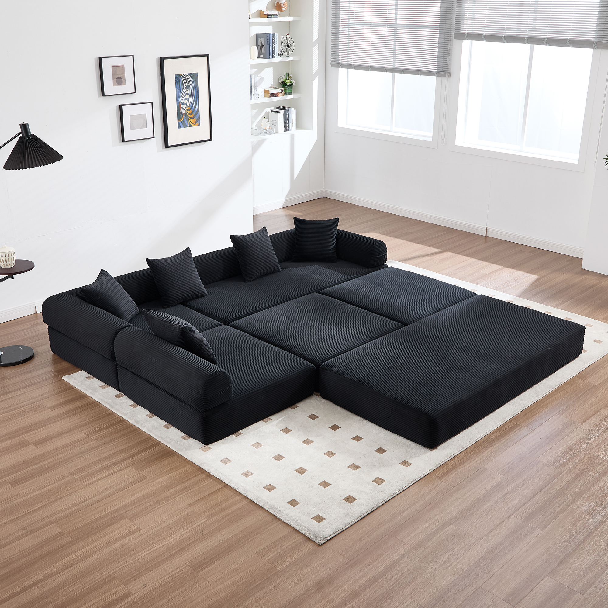 Canapé modulaire polyvalent avec poche latérale in - image 10