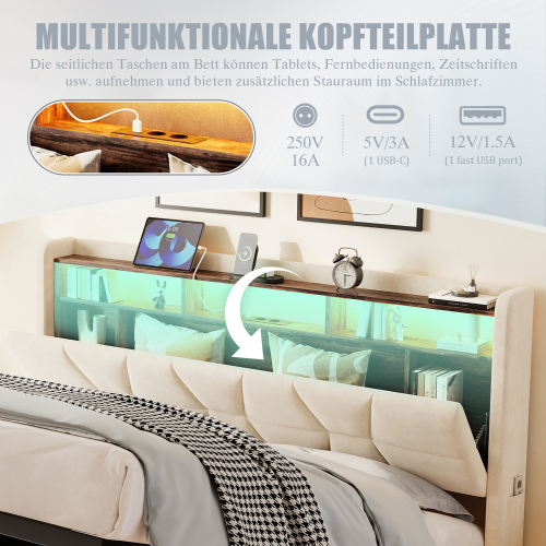 Rangement Tête de Lit
