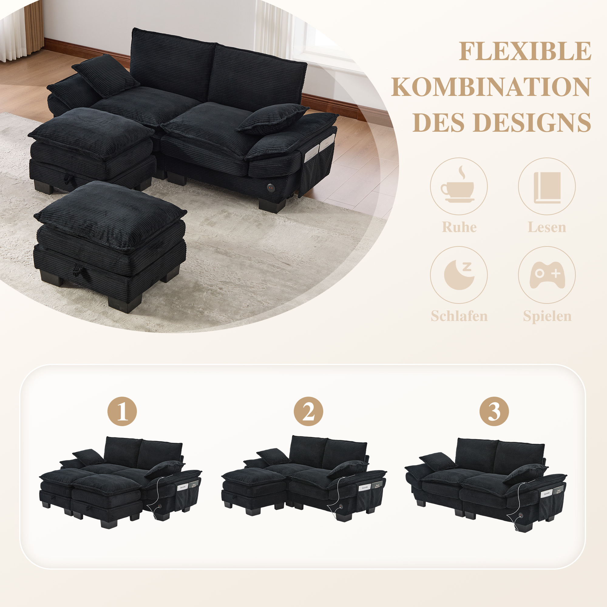 Détail du canapé