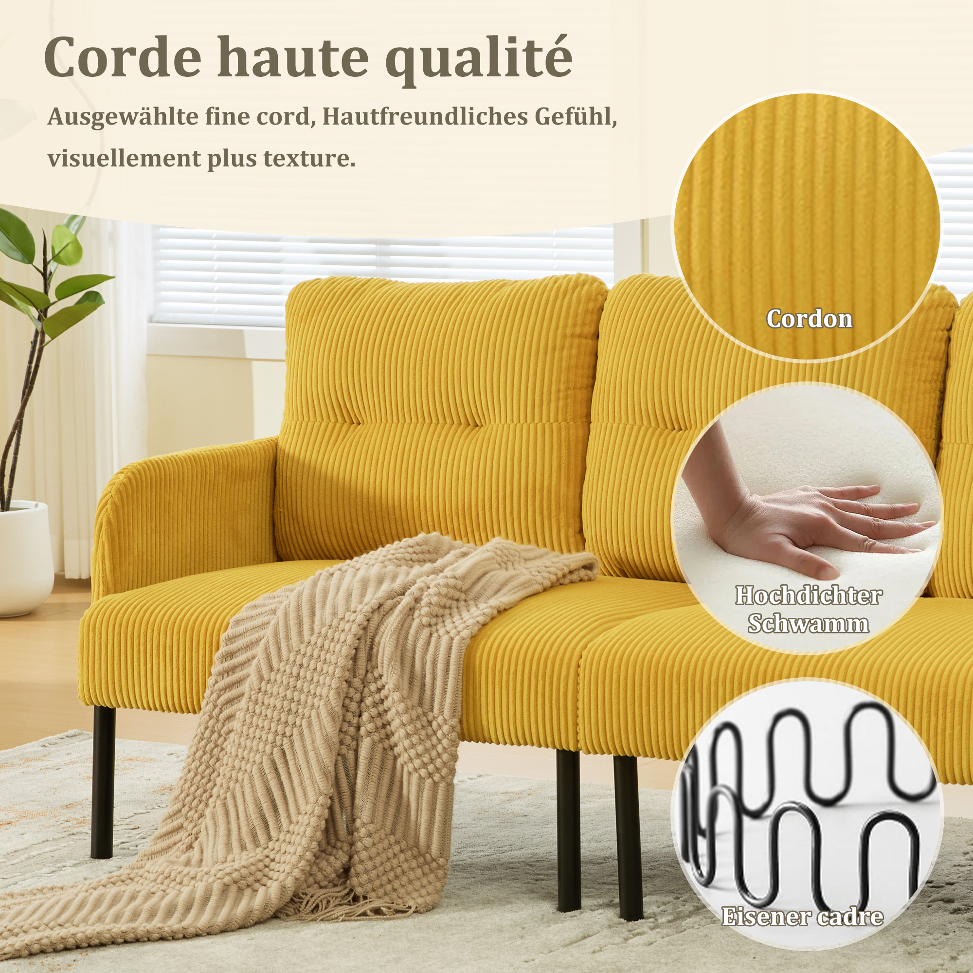 Détail du canapé