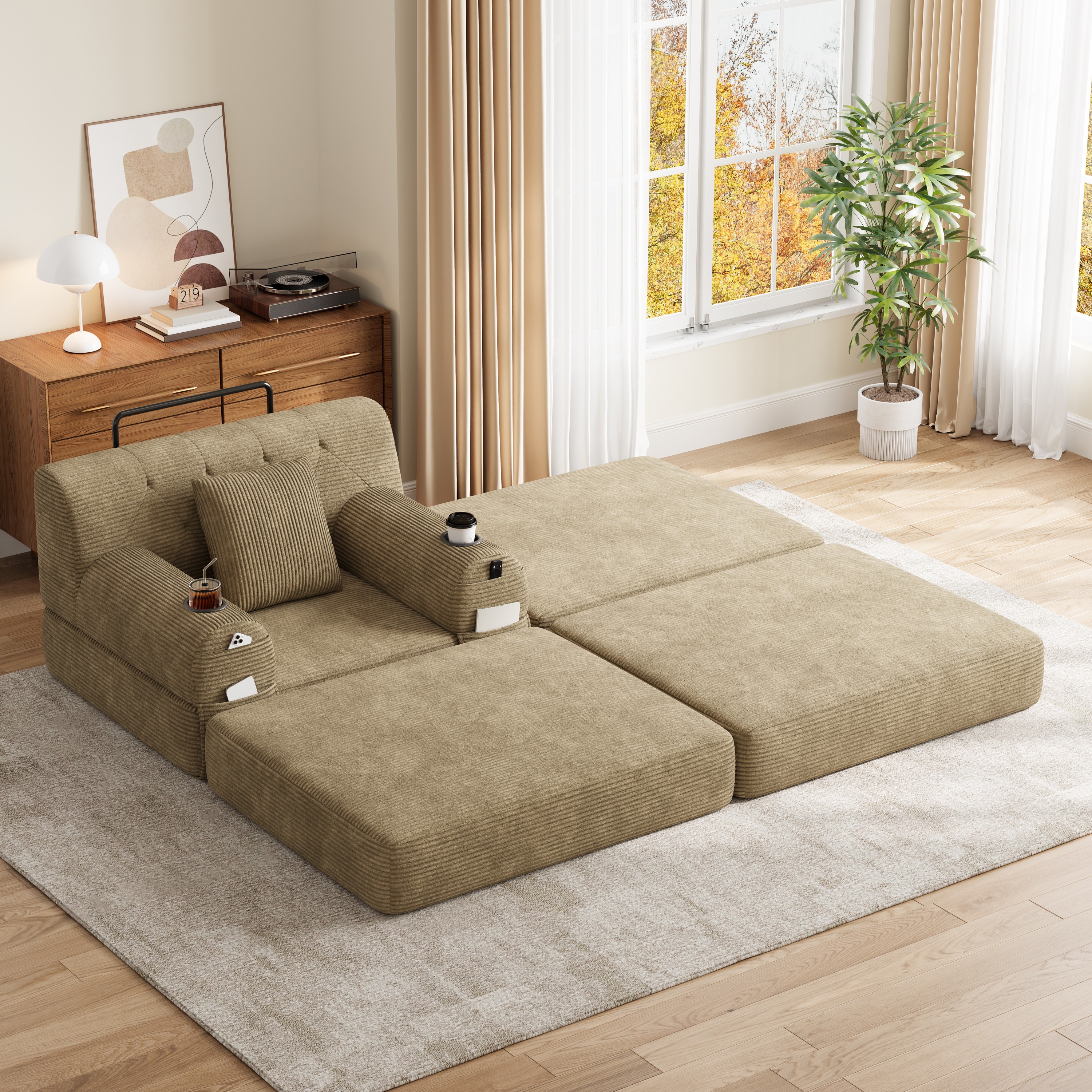 Vue principale du fauteuil convertible