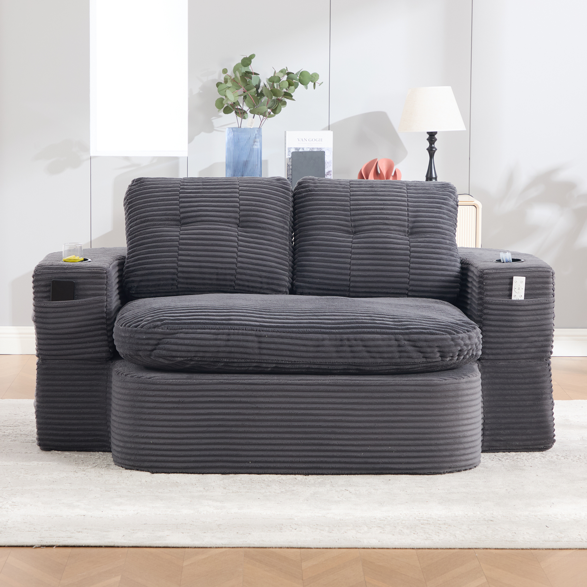 Détail du fauteuil convertible