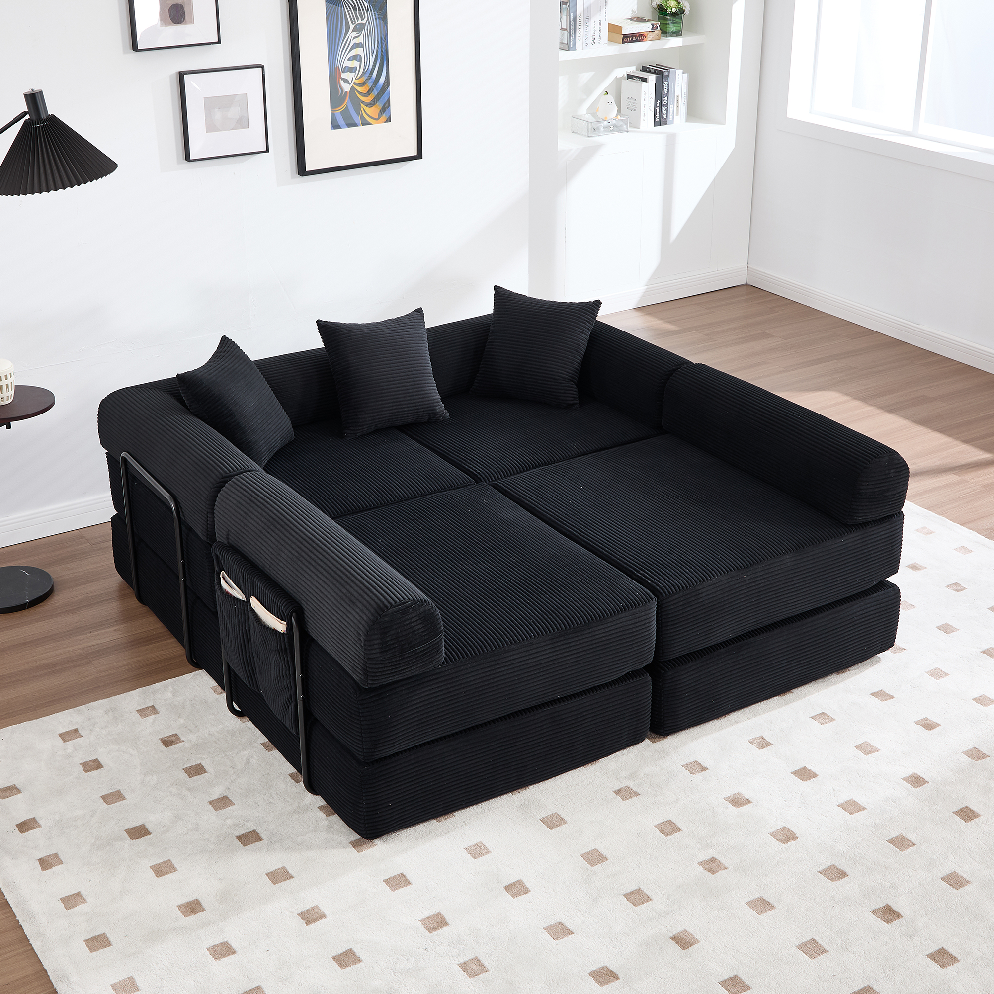 Canapé modulaire polyvalent avec poche latérale in - image 4