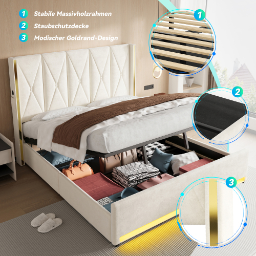 Rangement sous le lit