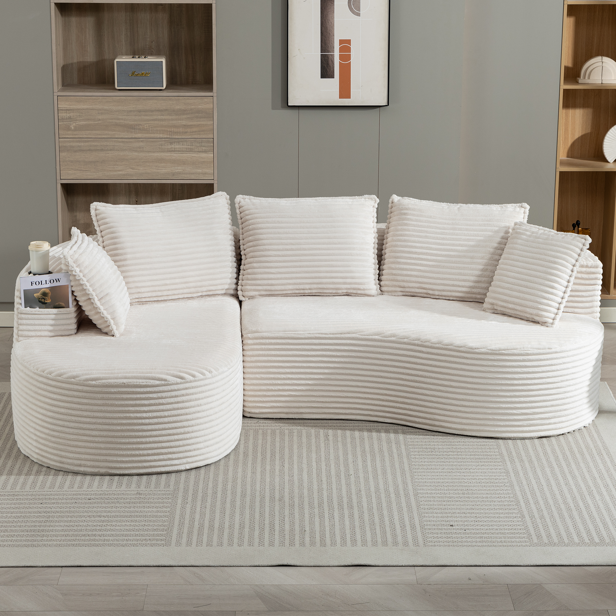 Velours côtelé beige