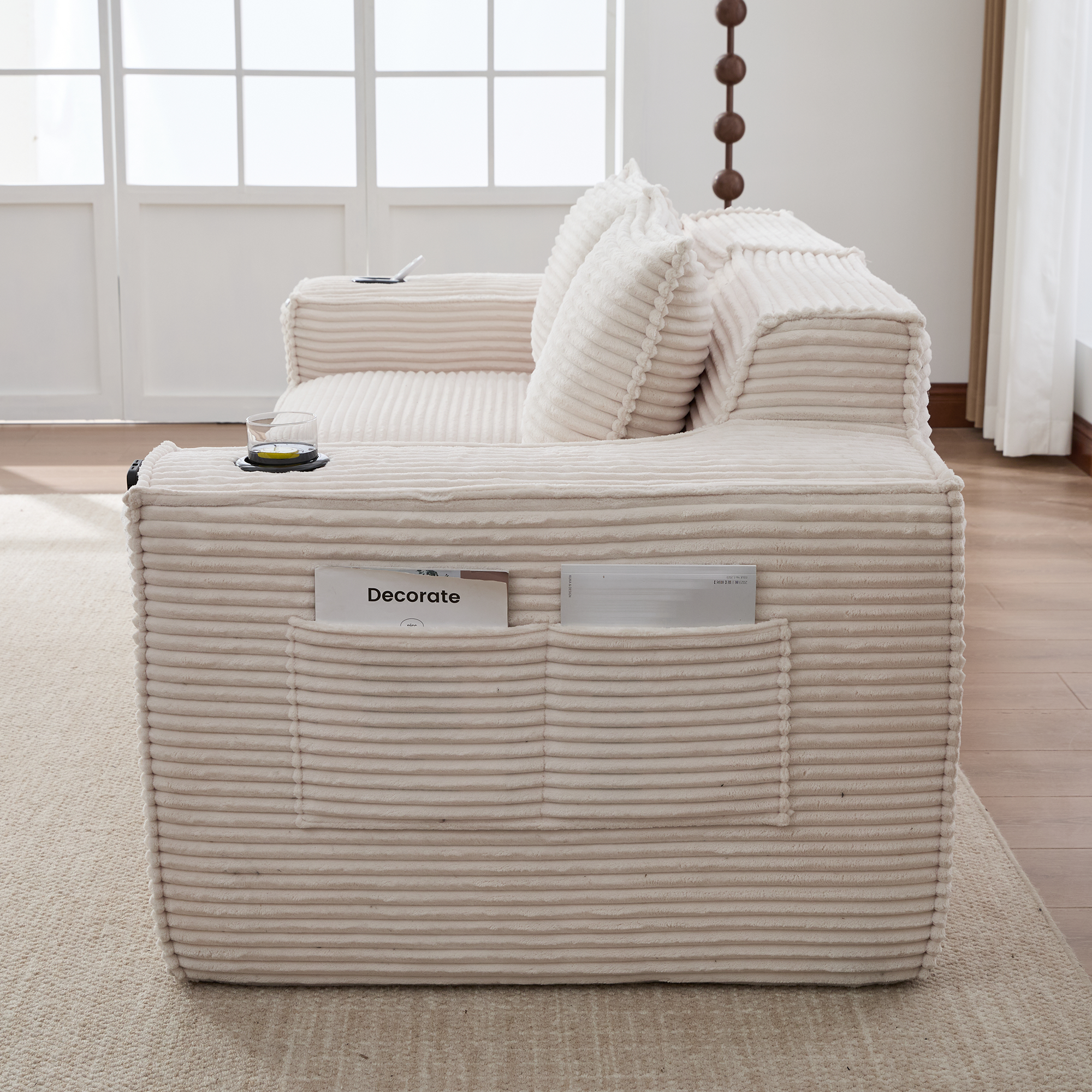 Canapé modulable compact