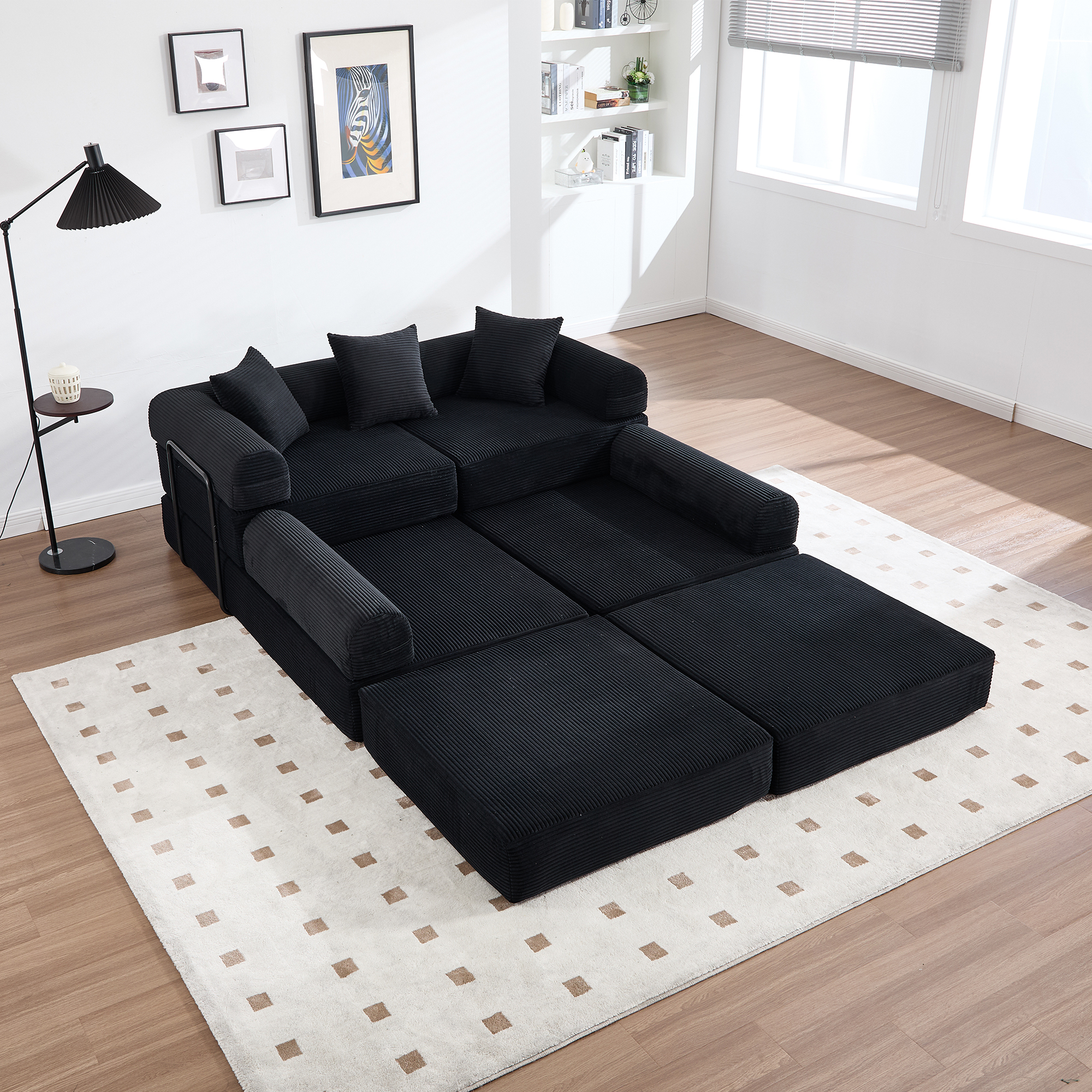 Canapé modulaire polyvalent avec poche latérale in - image 8