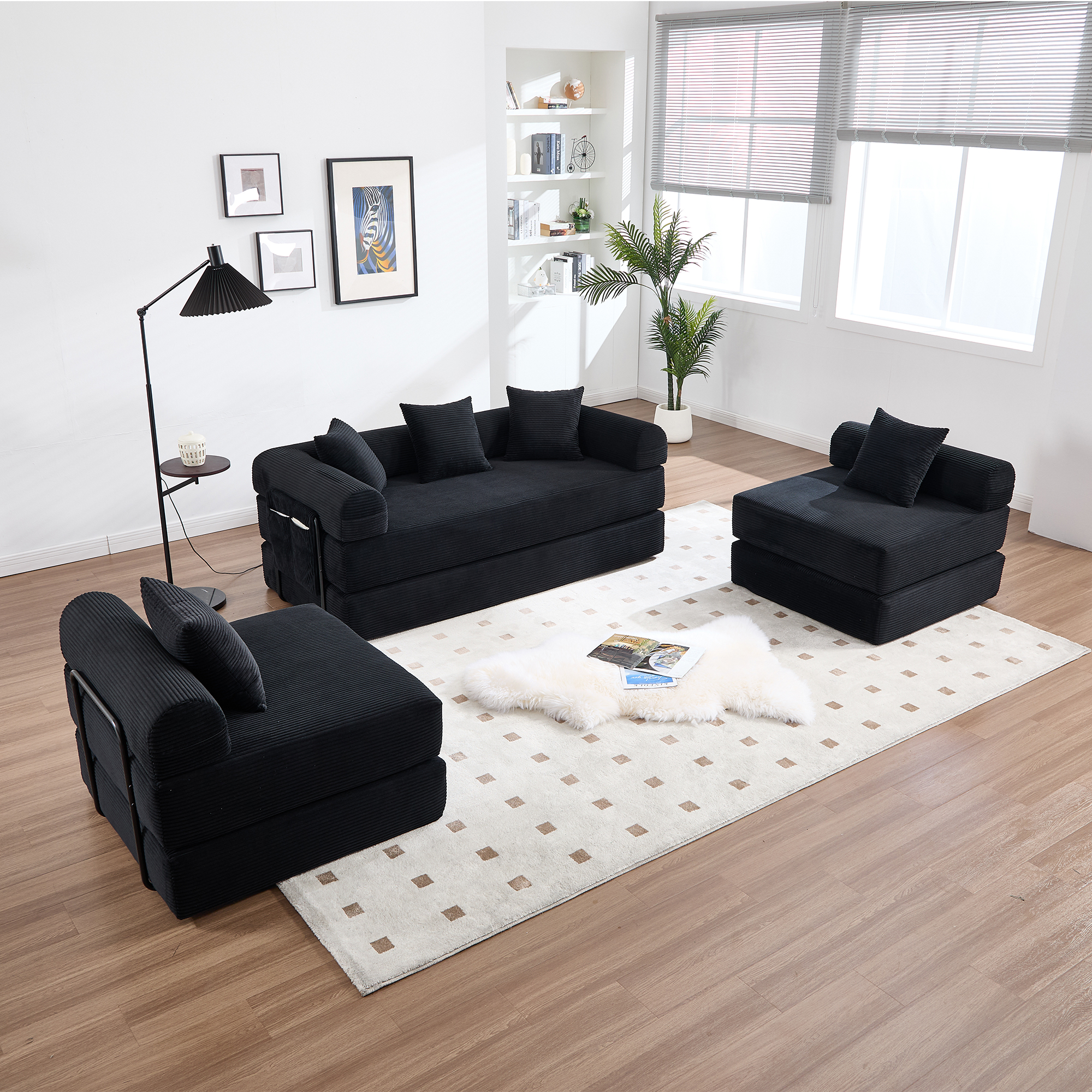 Canapé modulaire polyvalent avec poche latérale in - image 14