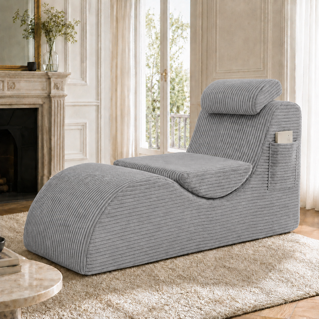 Moderner Freizeit-Sessel mit einzigartigem Design,