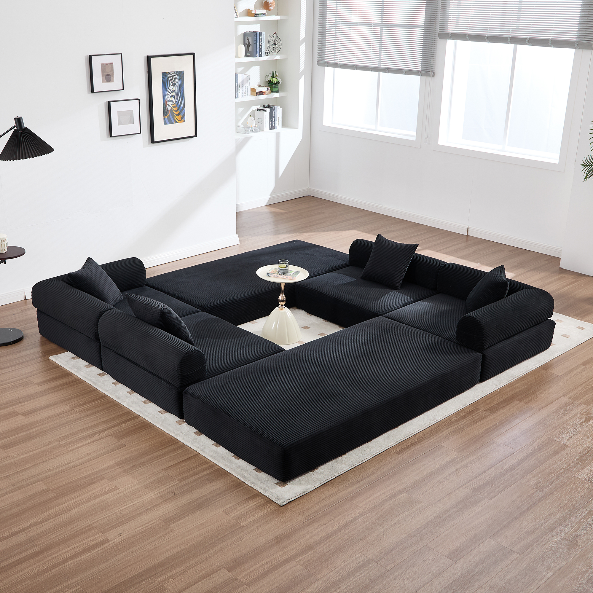 Canapé modulaire polyvalent avec poche latérale in - image 11