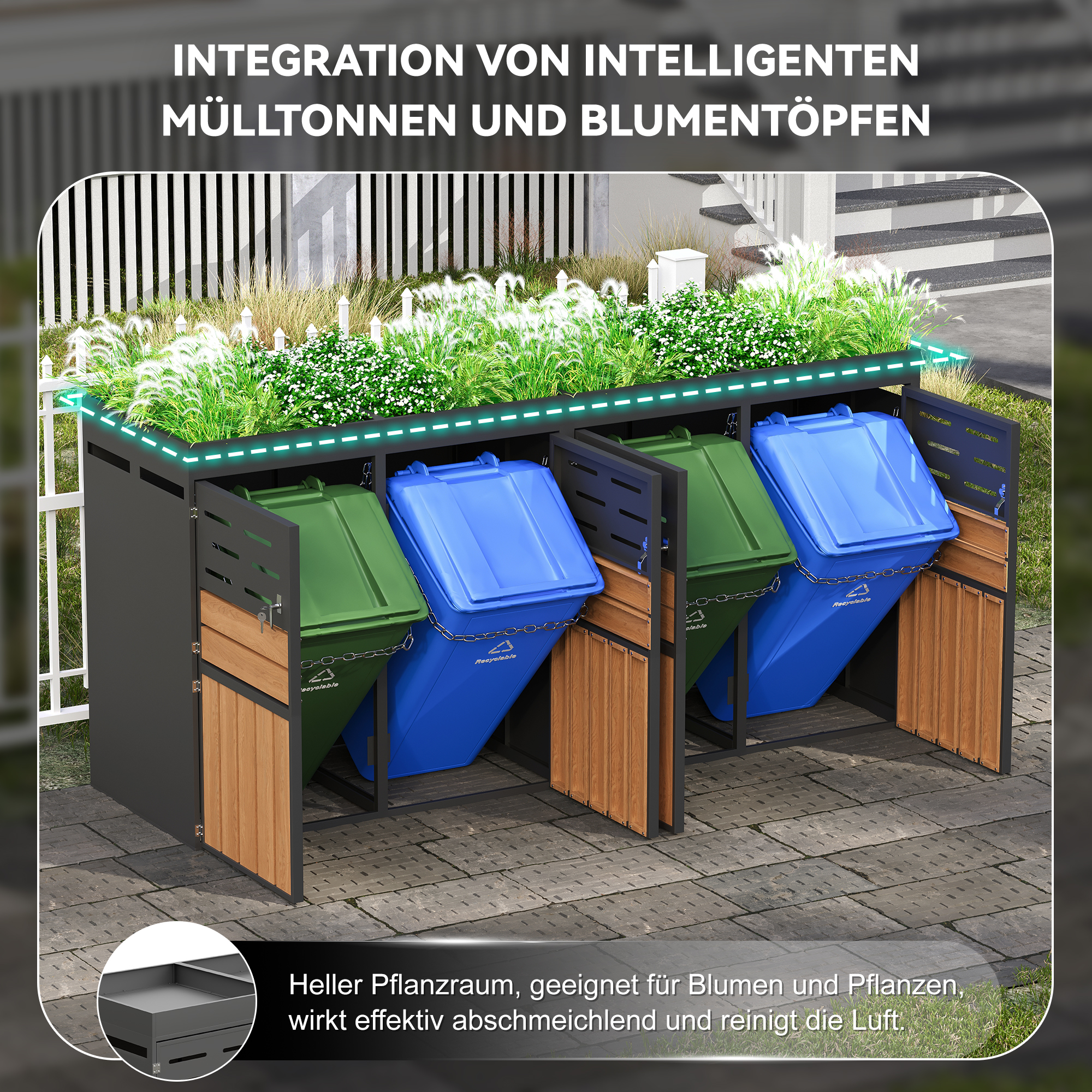 Présentation du coffre de jardin