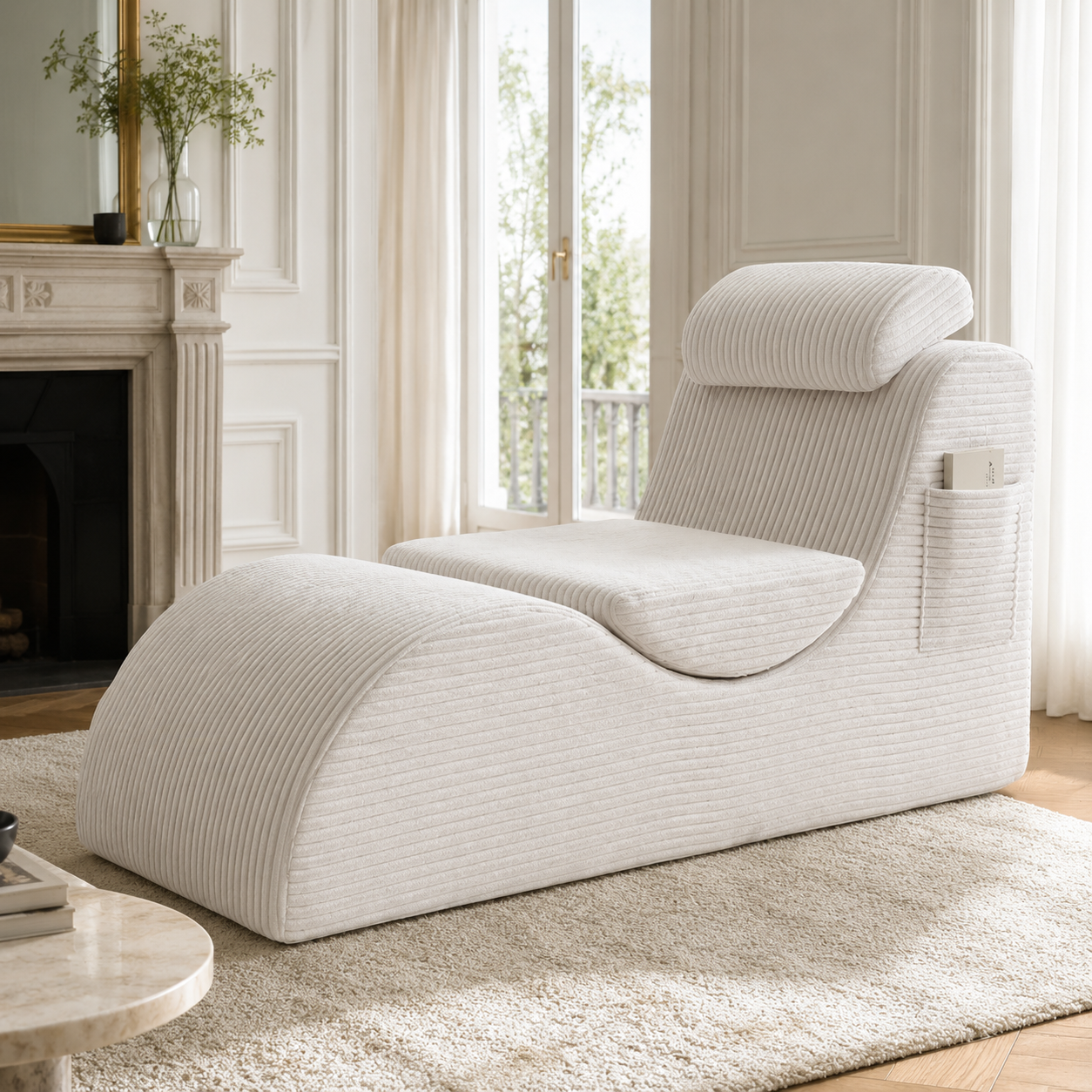 Moderner Freizeit-Sessel mit einzigartigem Design,