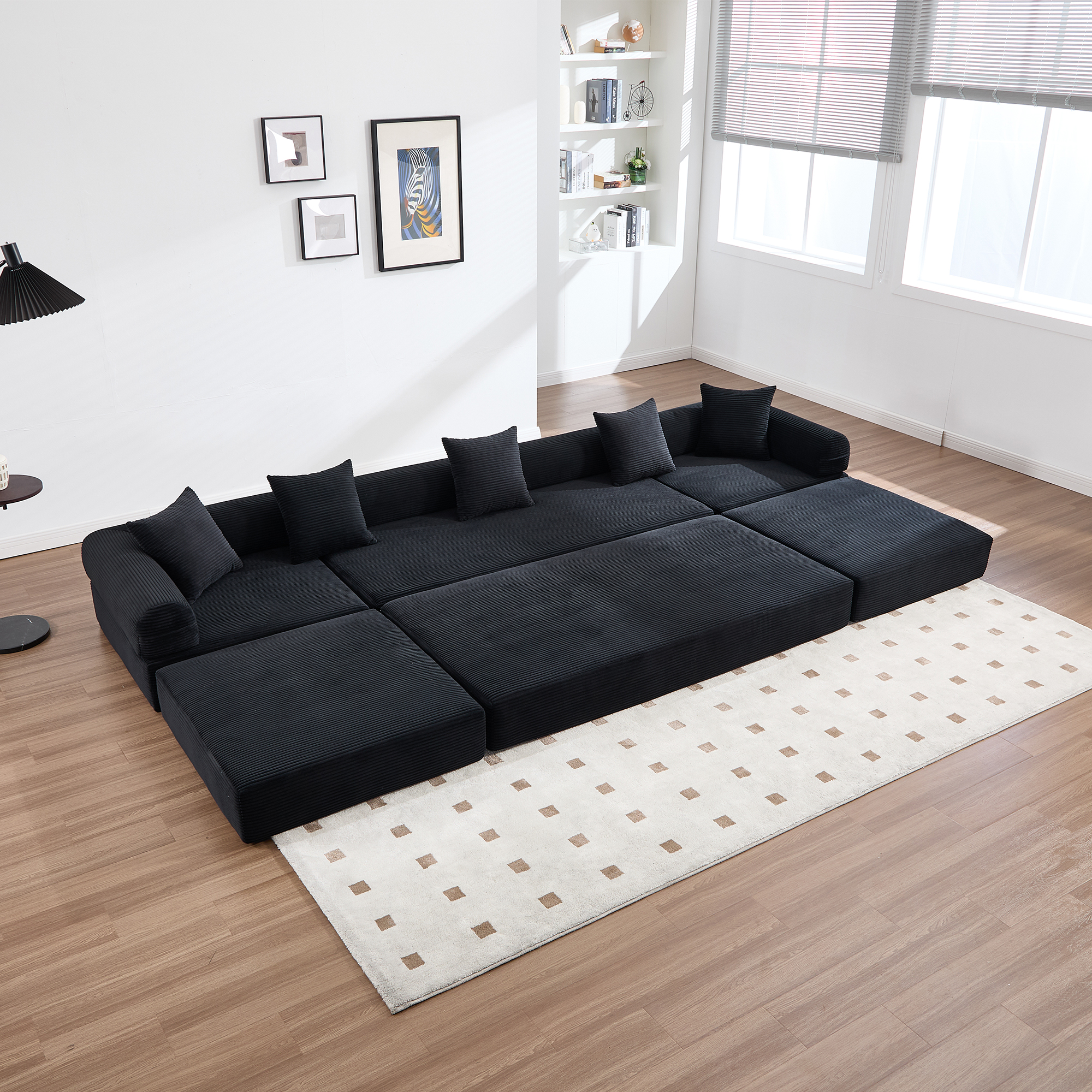 Canapé modulaire polyvalent avec poche latérale in - image 9