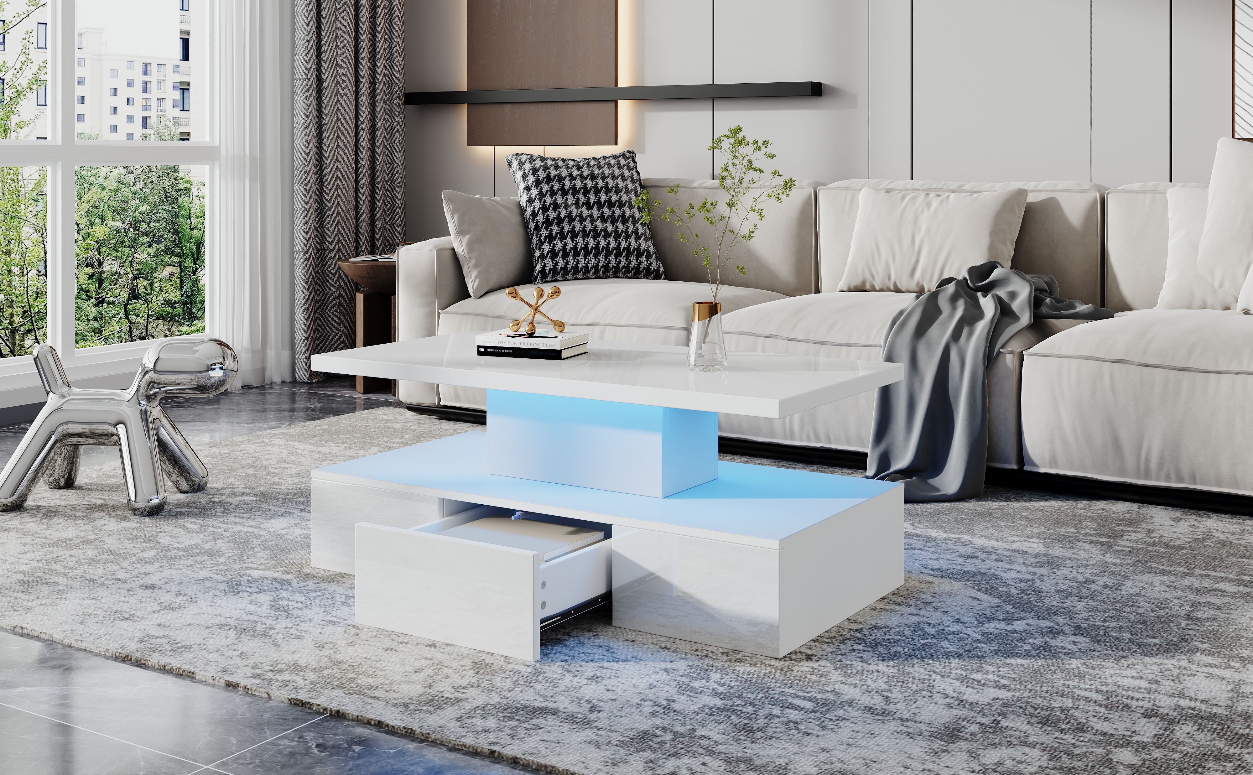 Détail du table basse
