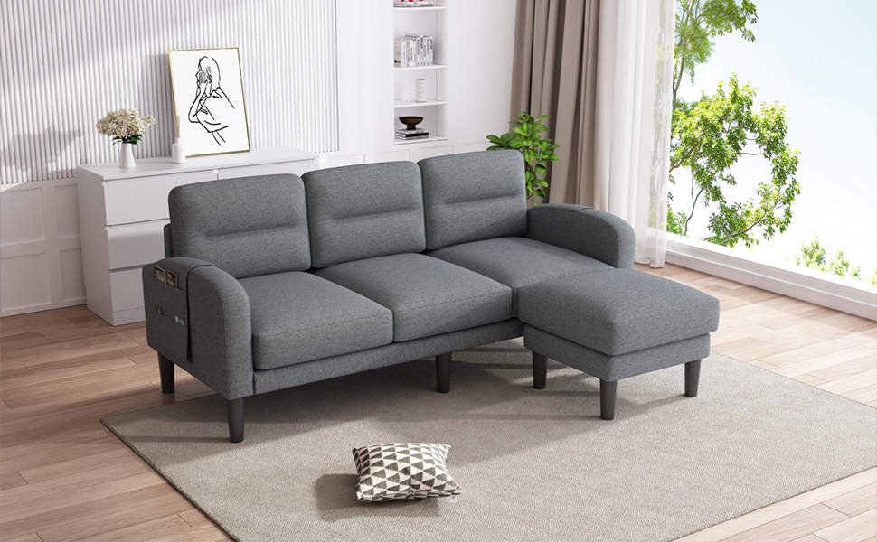 Détails du canapé modulaire