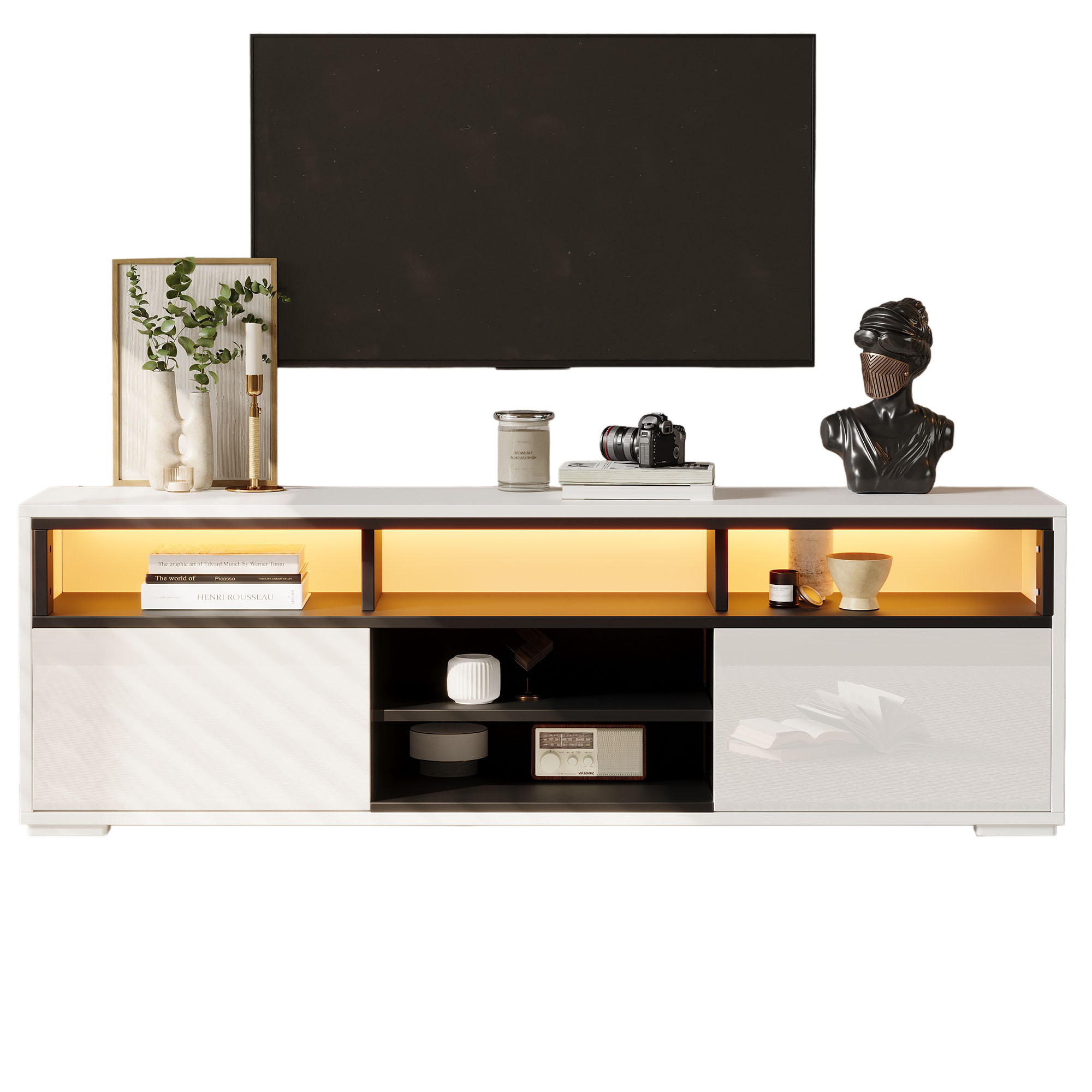 Meuble TV stable sous charge