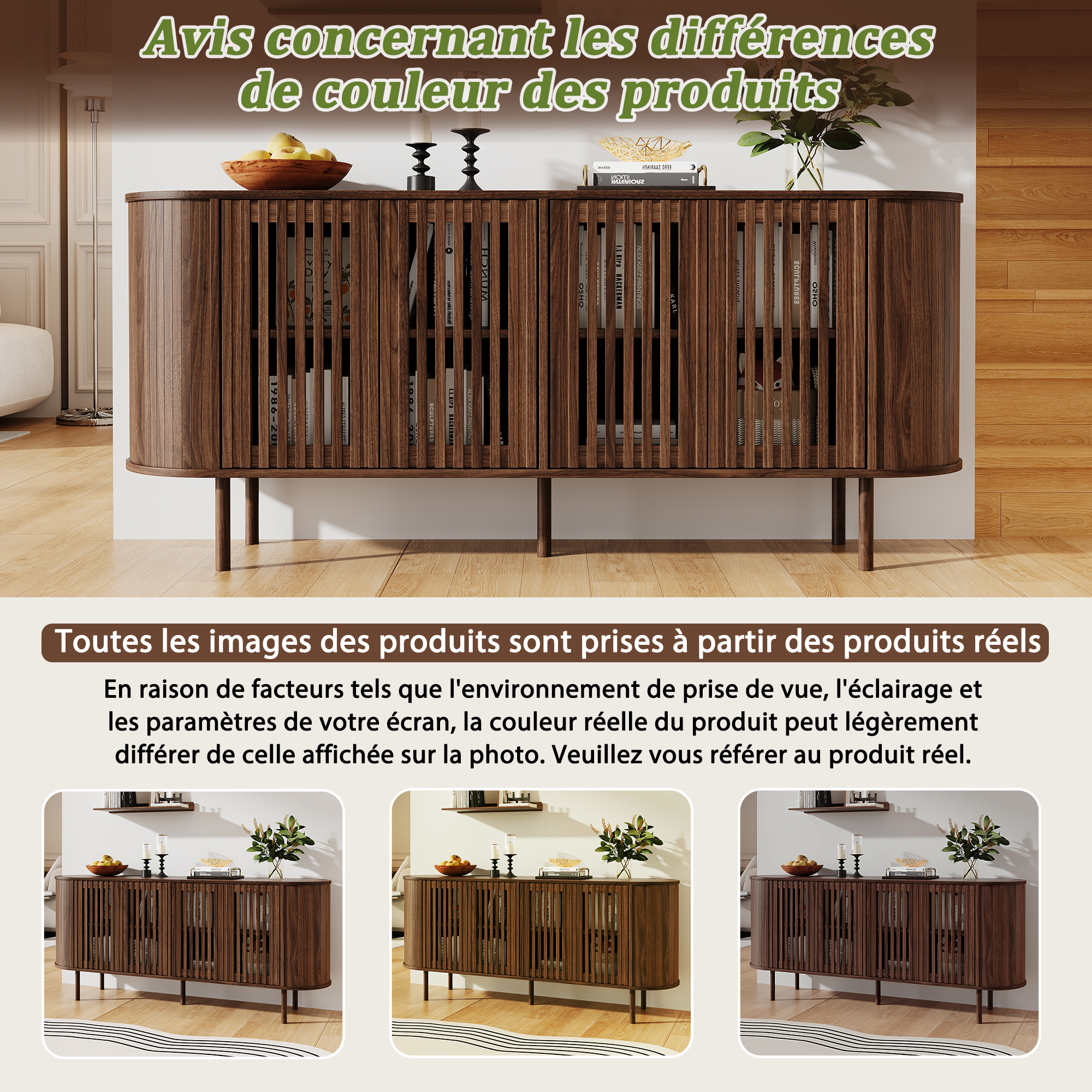 Présentation du buffet