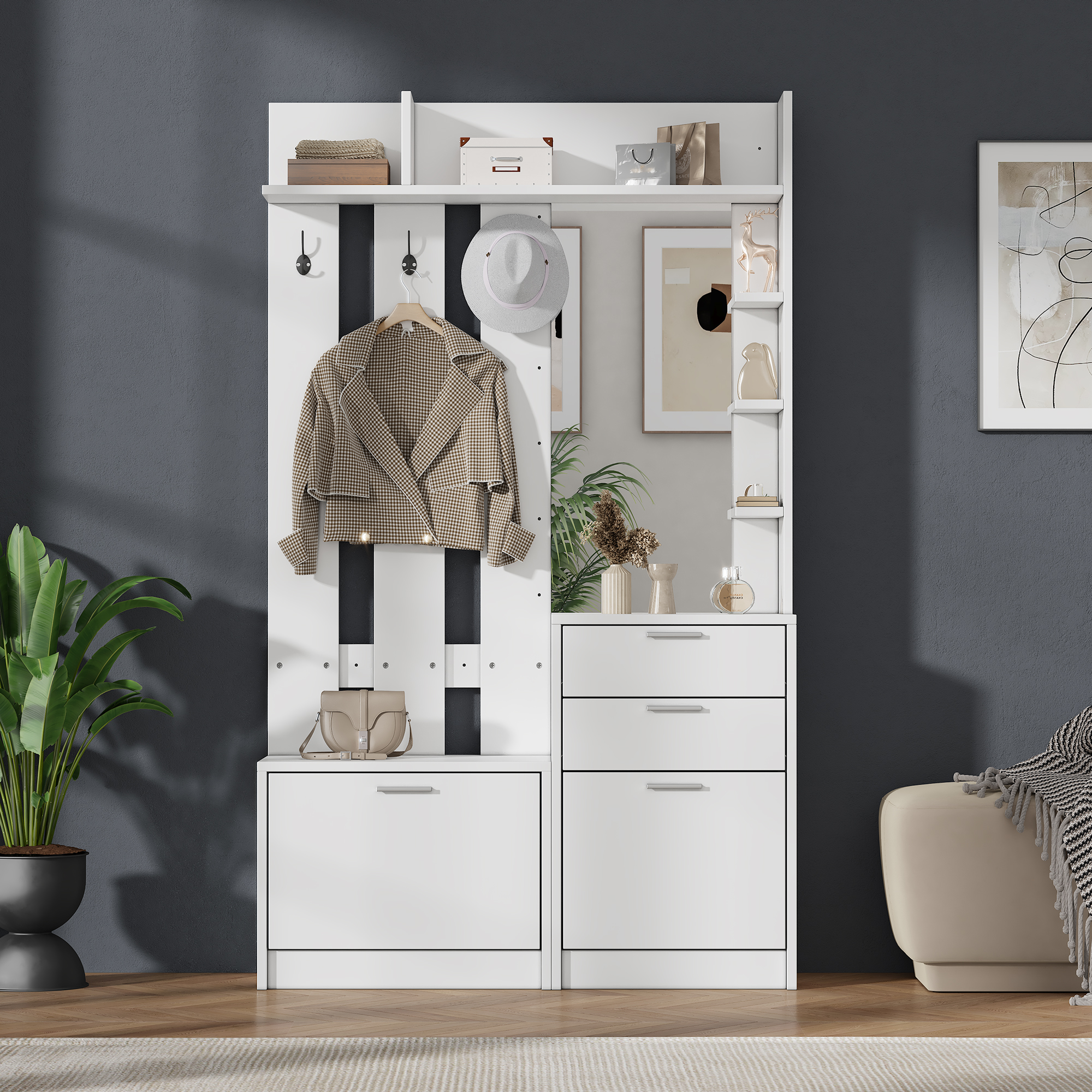 Vue principale du miroir