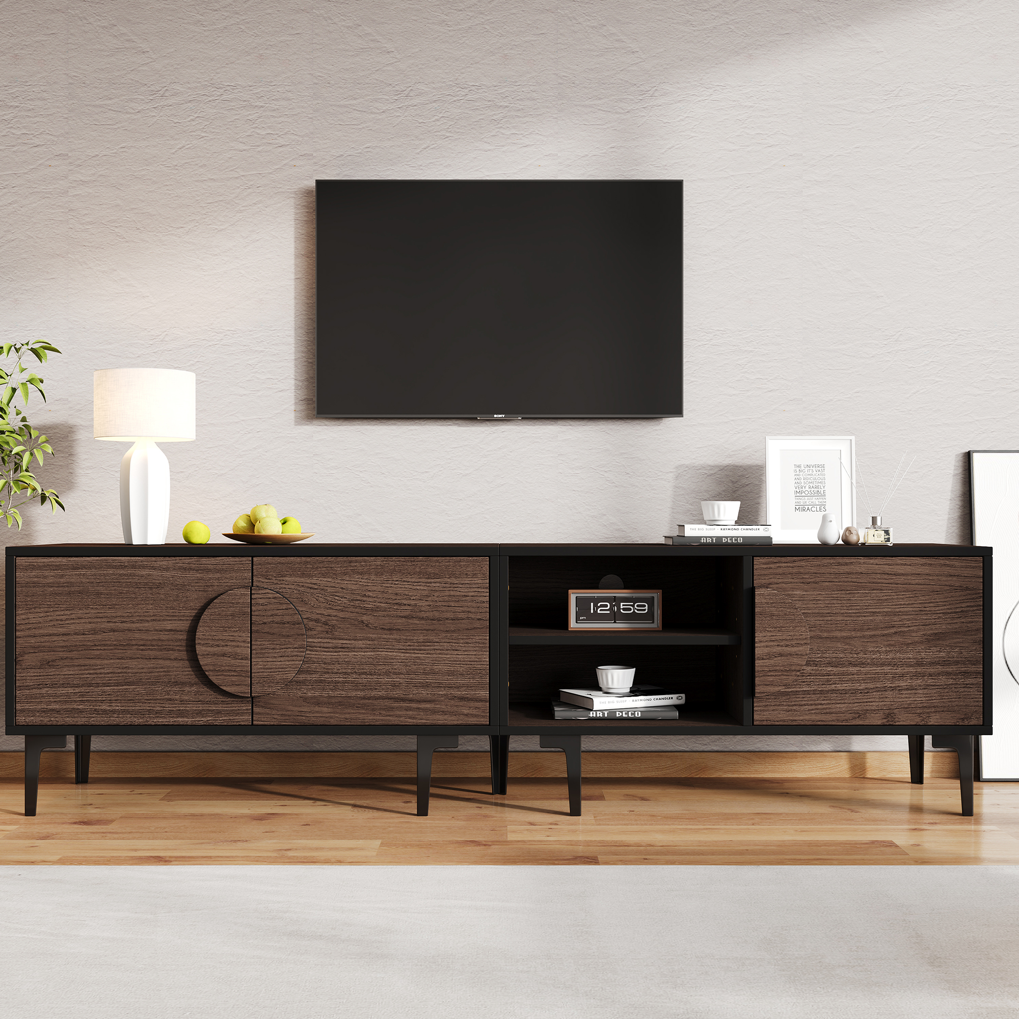 180*35*49cm lowboard Fernsehschrank, TV-Ständer fü