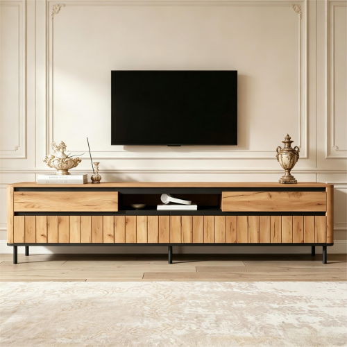 Surface du meuble TV facile à nettoyer