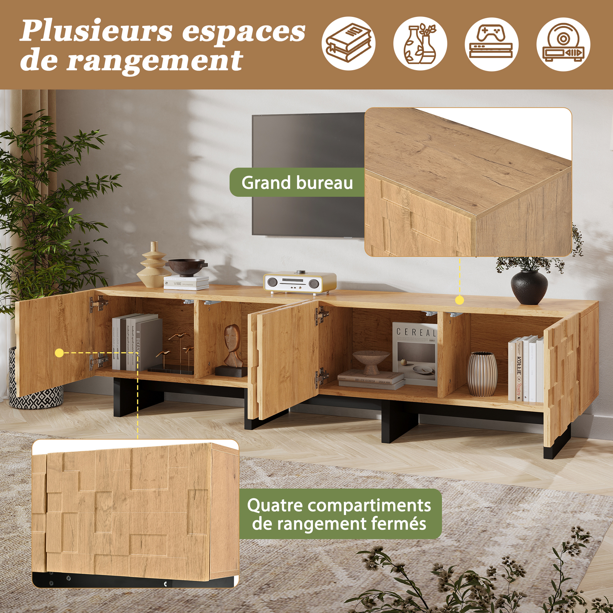 Meuble TV vue 8