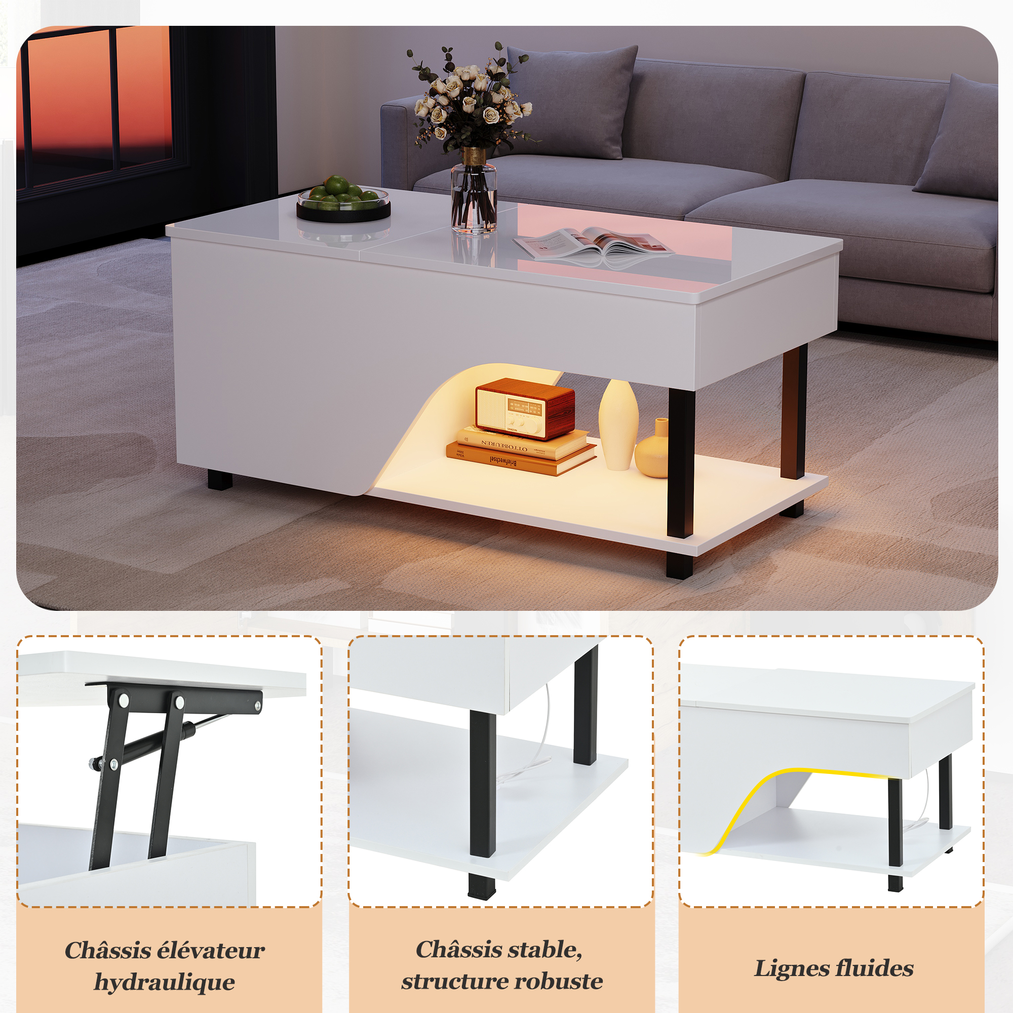 Présentation du table basse