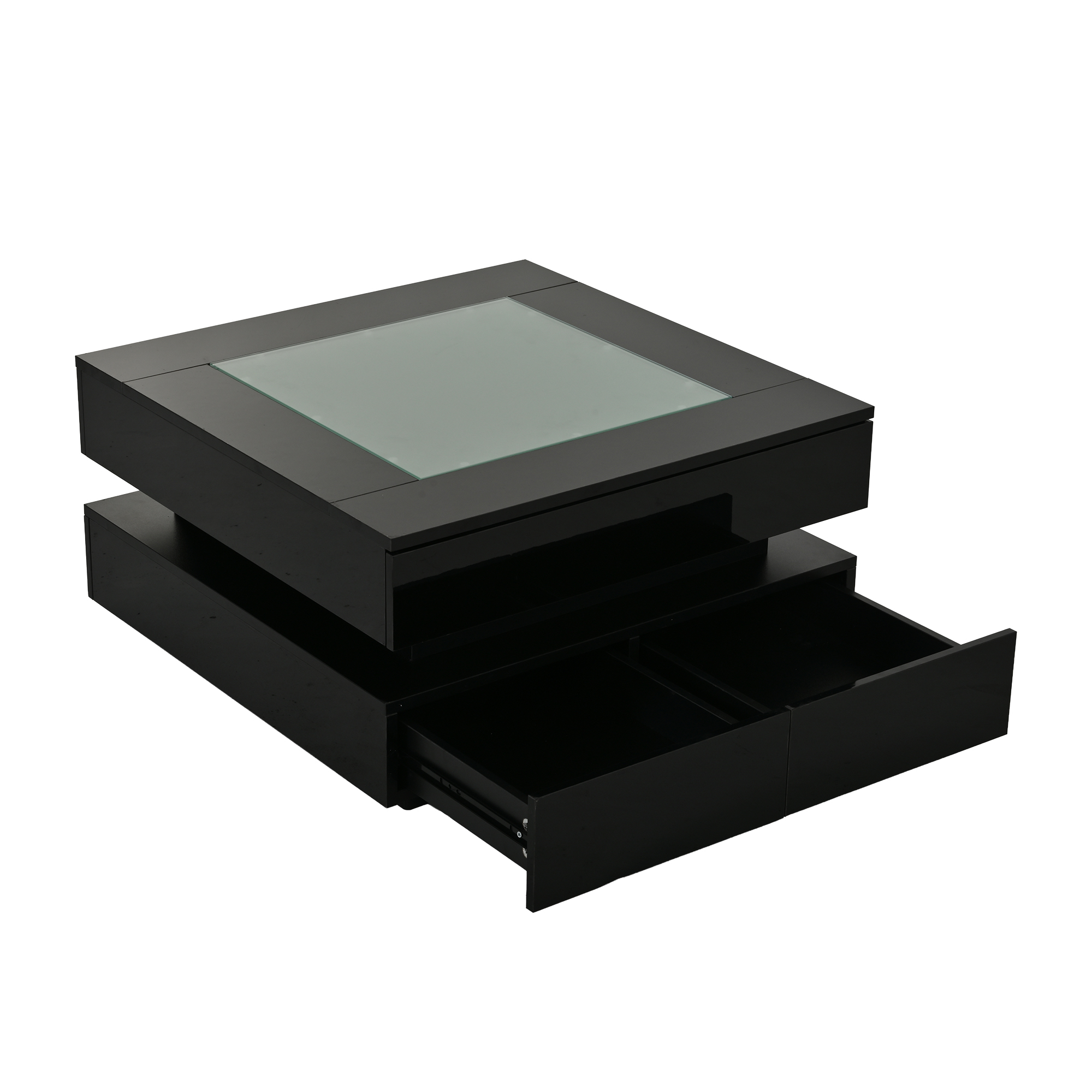 Verre et noir brillant – Design premium