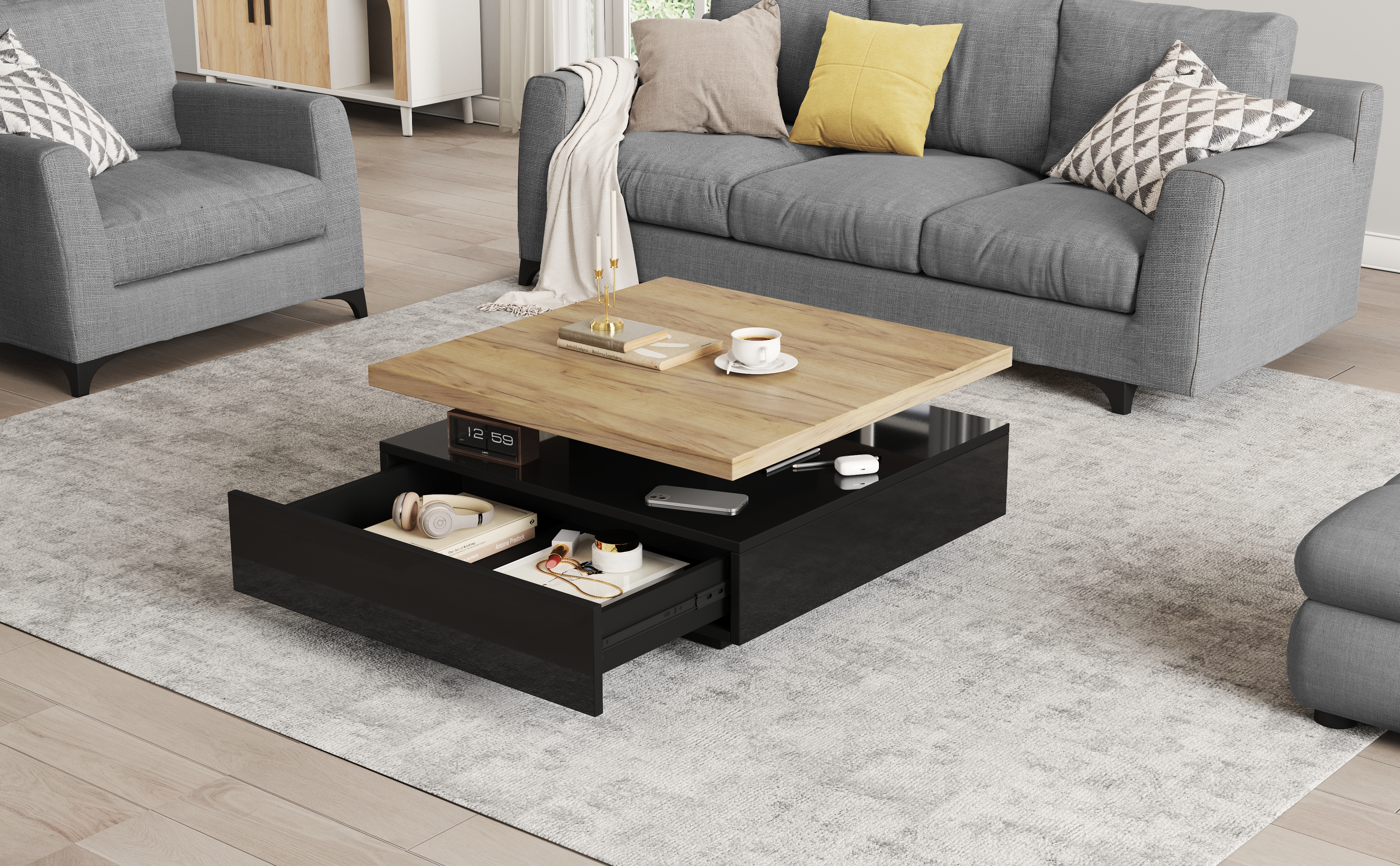 Détail du table d'appoint