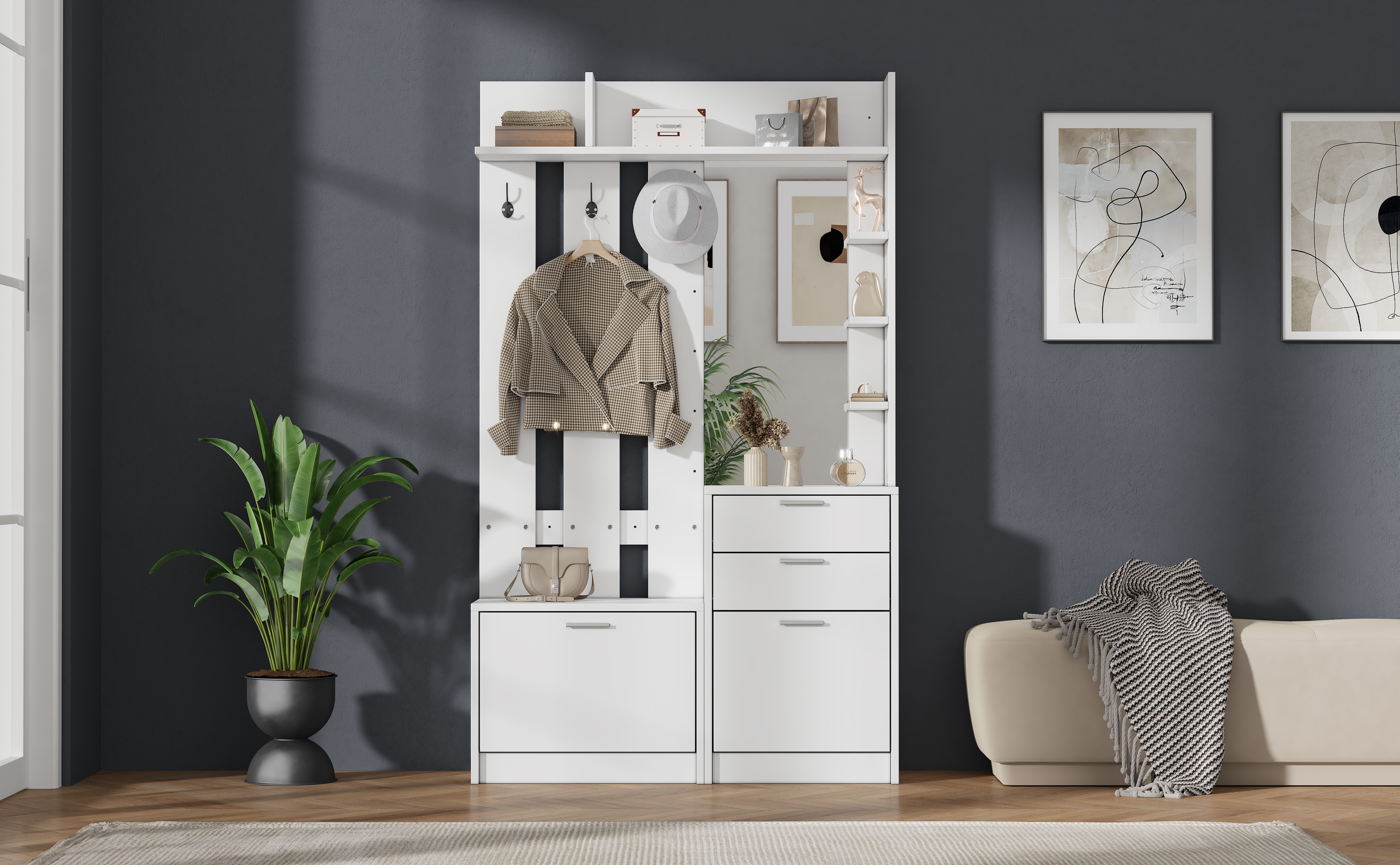 Détail du miroir