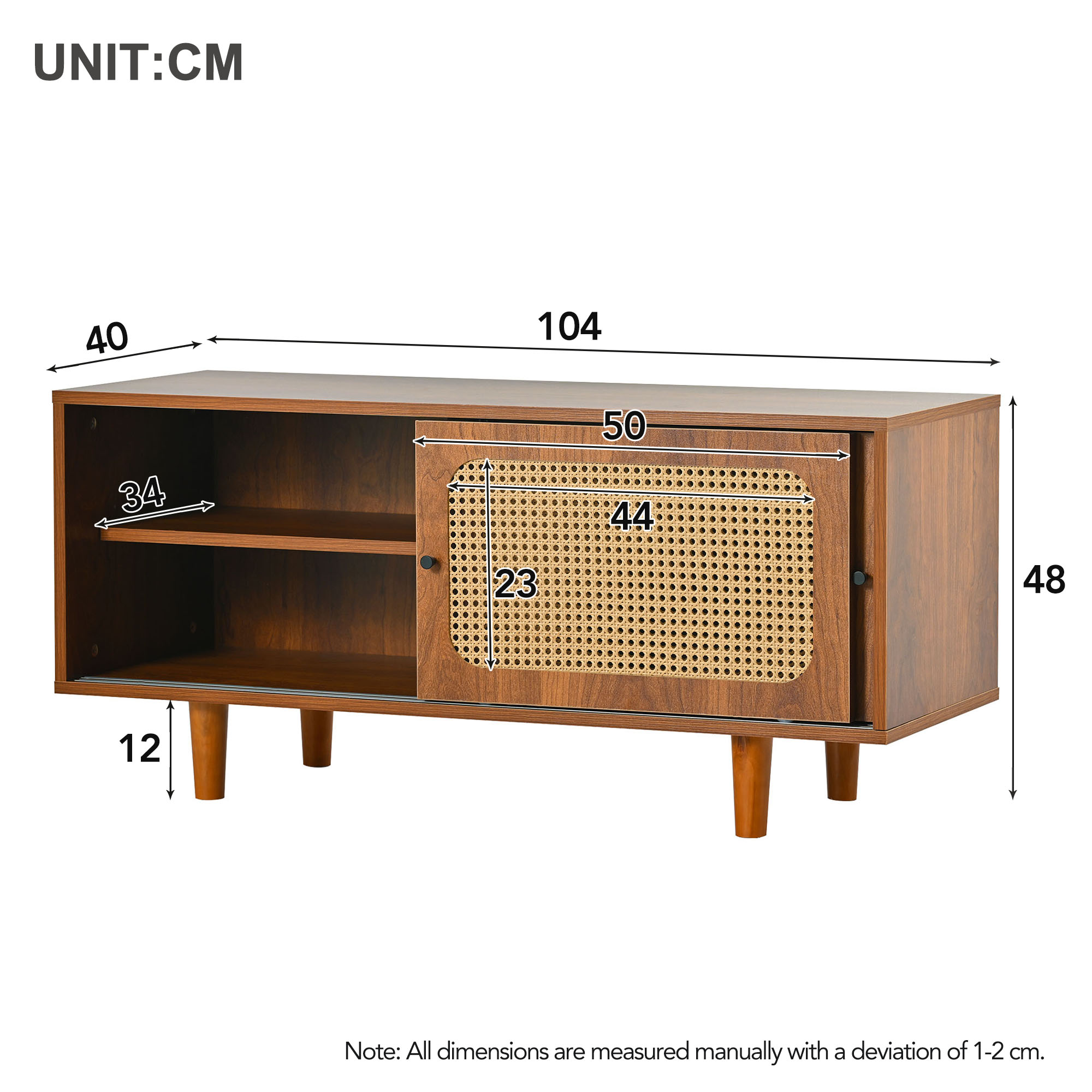 Dimensions du buffet